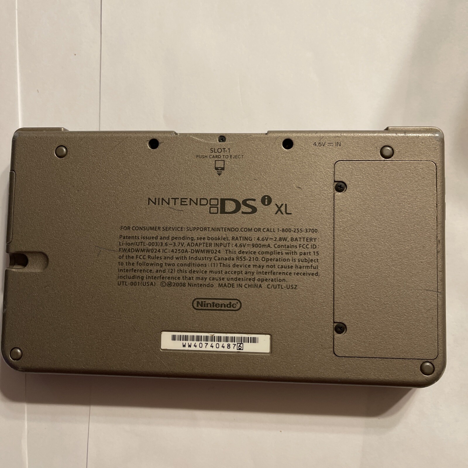Nintendo DSi XL Bronze/Black Console & Game Lot As Is *Please Read Description*