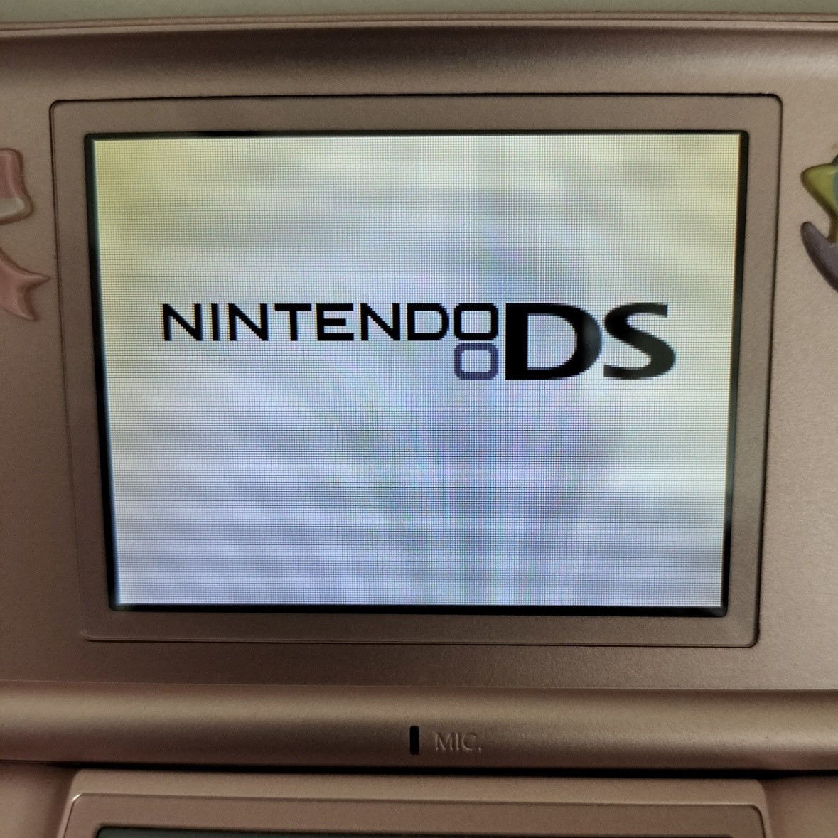 Nintendo DS Lite Metallic Rose Console Cute Sanrio Little Twin Stars Deco Japan