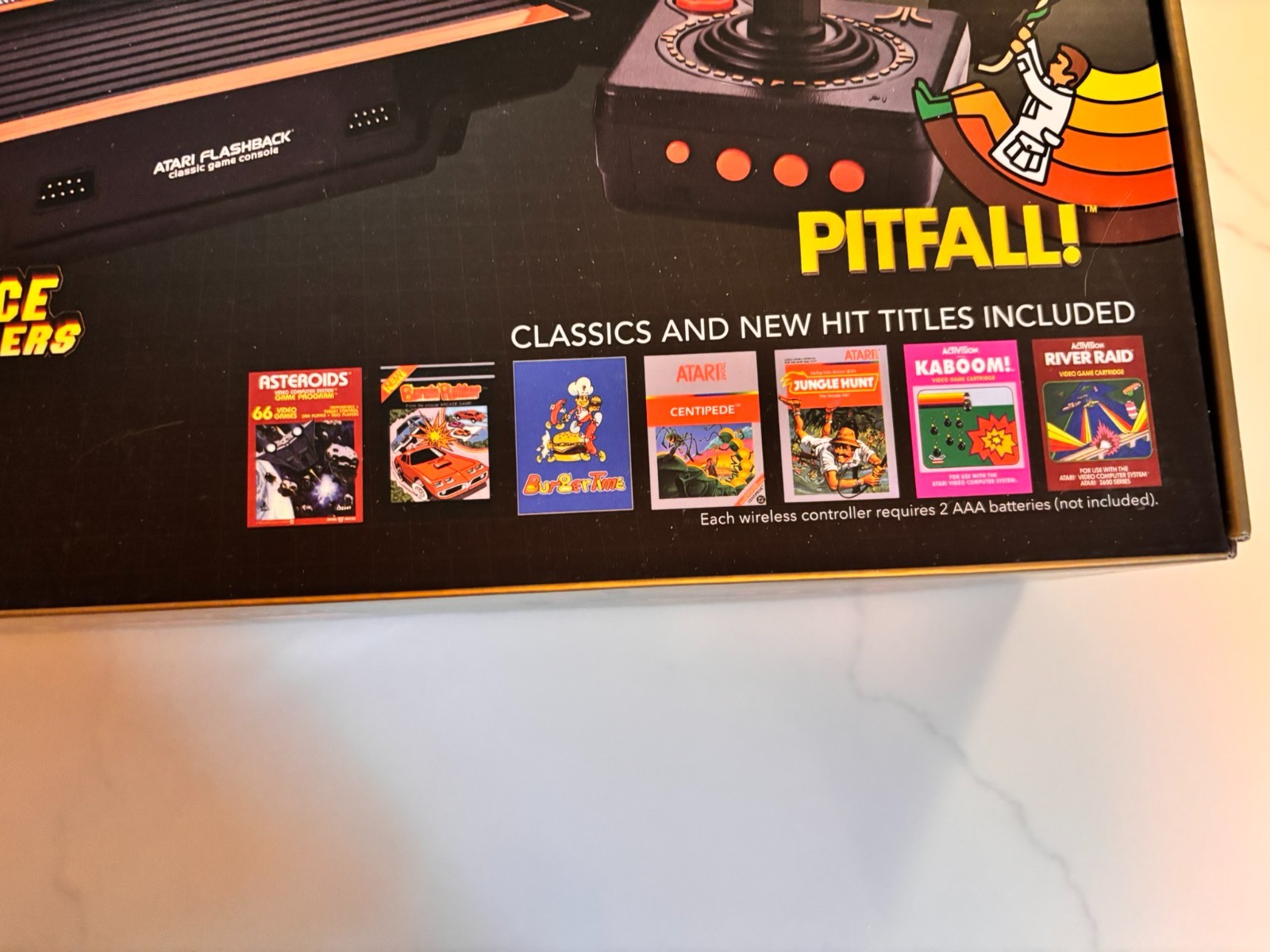 Atari Flashback 9 Gold HD Console 120 Built-in Games & Controllers -Preowned