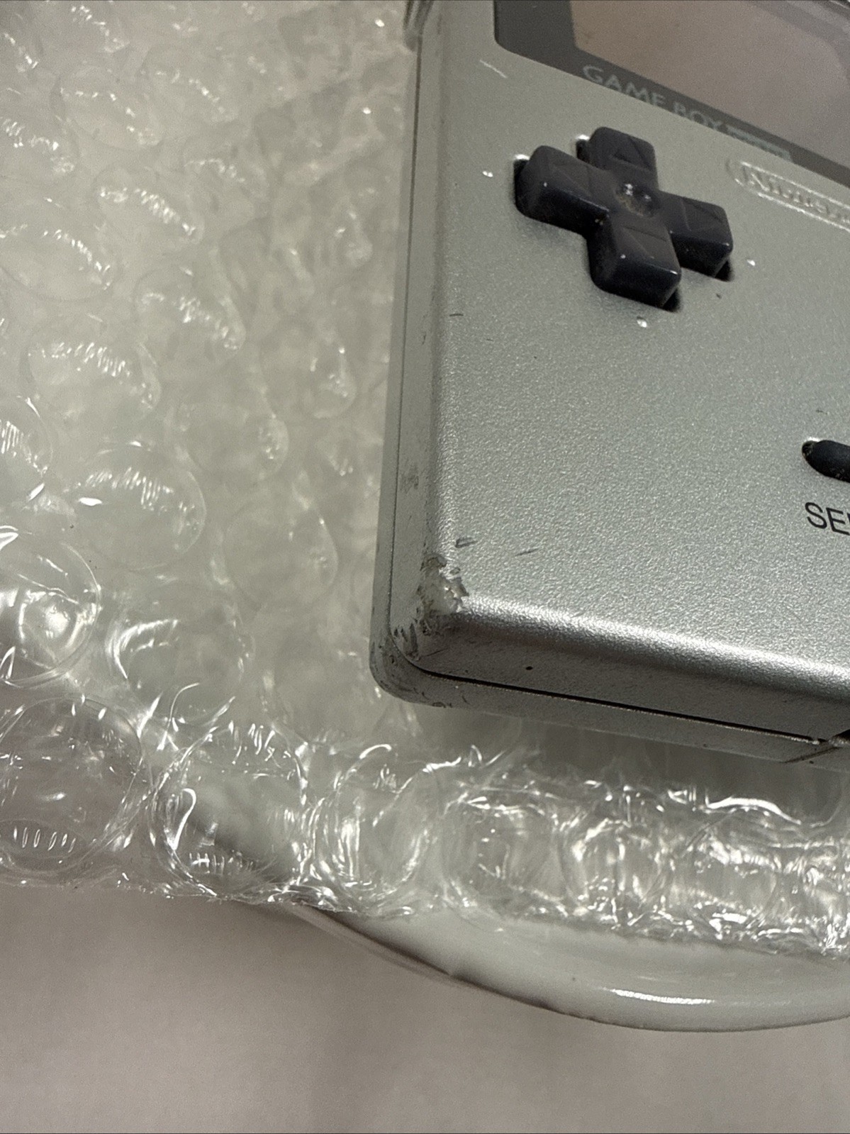 Nintendo Game Boy Pocket Silver MGB-001 Handheld Console Tested Working No Game