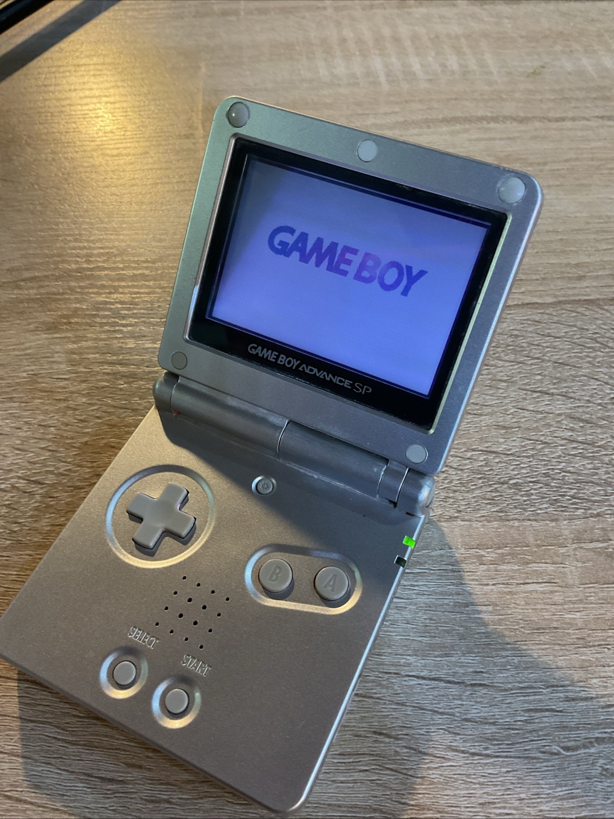 Nintendo Game Boy Advance SP Handheld System – Silver With Charger