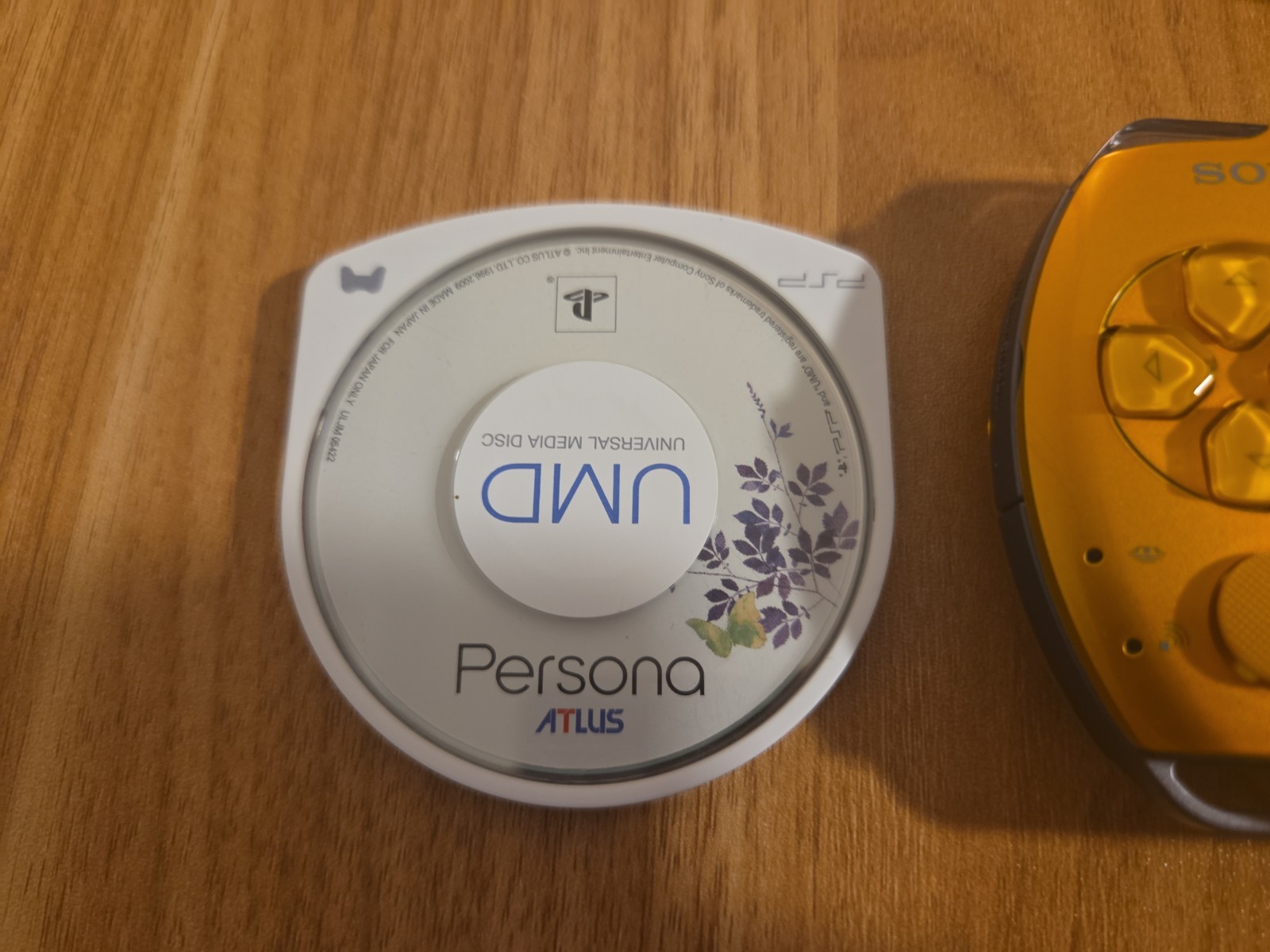 Sony PSP-3000 Bright Yellow Console & New Battery USB Cable Ship From US