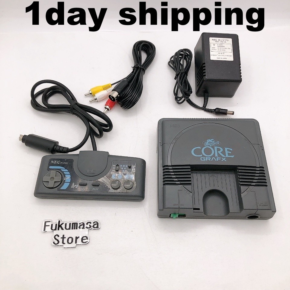 PC Engine Core Grafx Console System PI-TG3 NEC NTSC-J Japan Tested