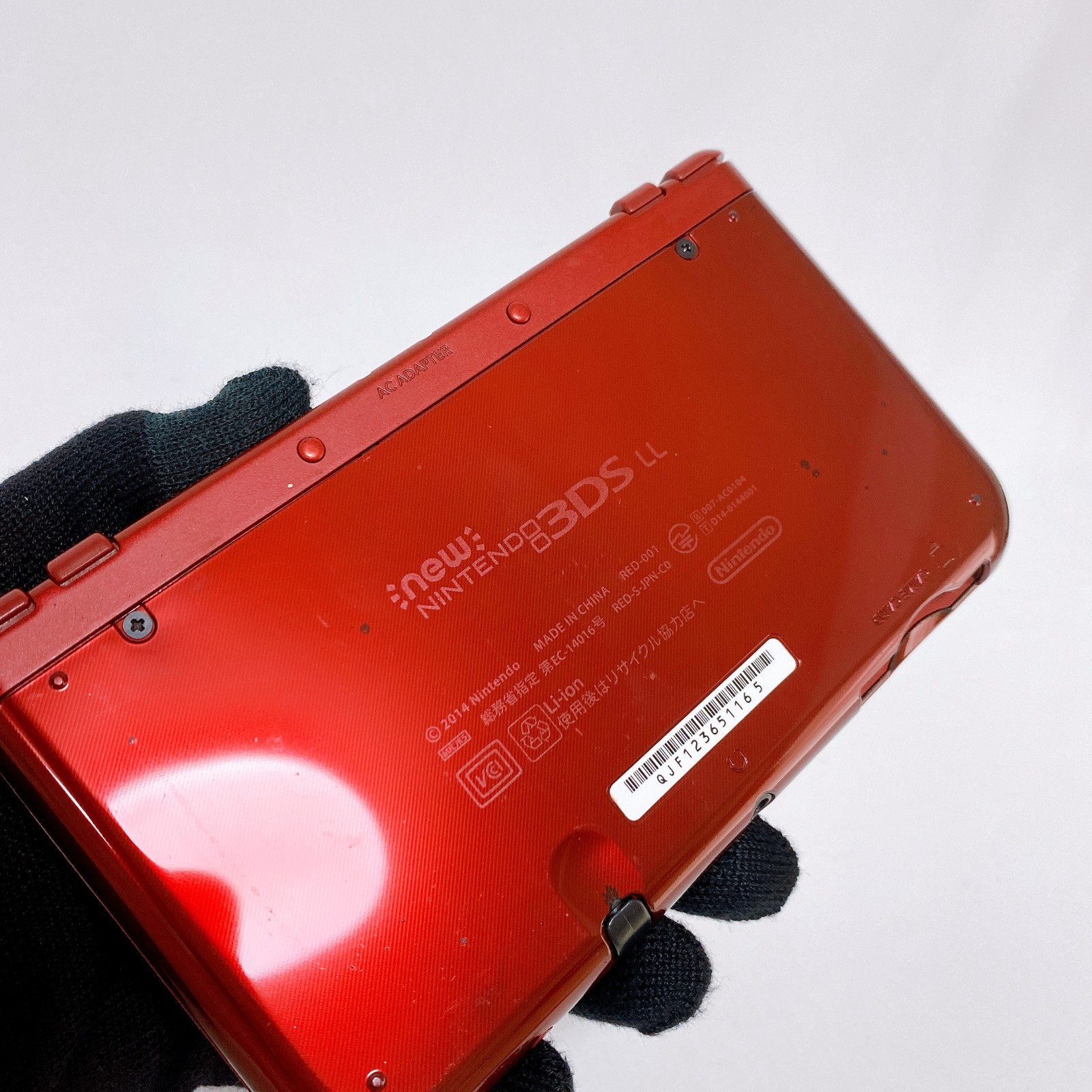【Dual IPS】New Nintendo 3DS LL XL Metallic Red Console Stylus Japan Tested Rank A
