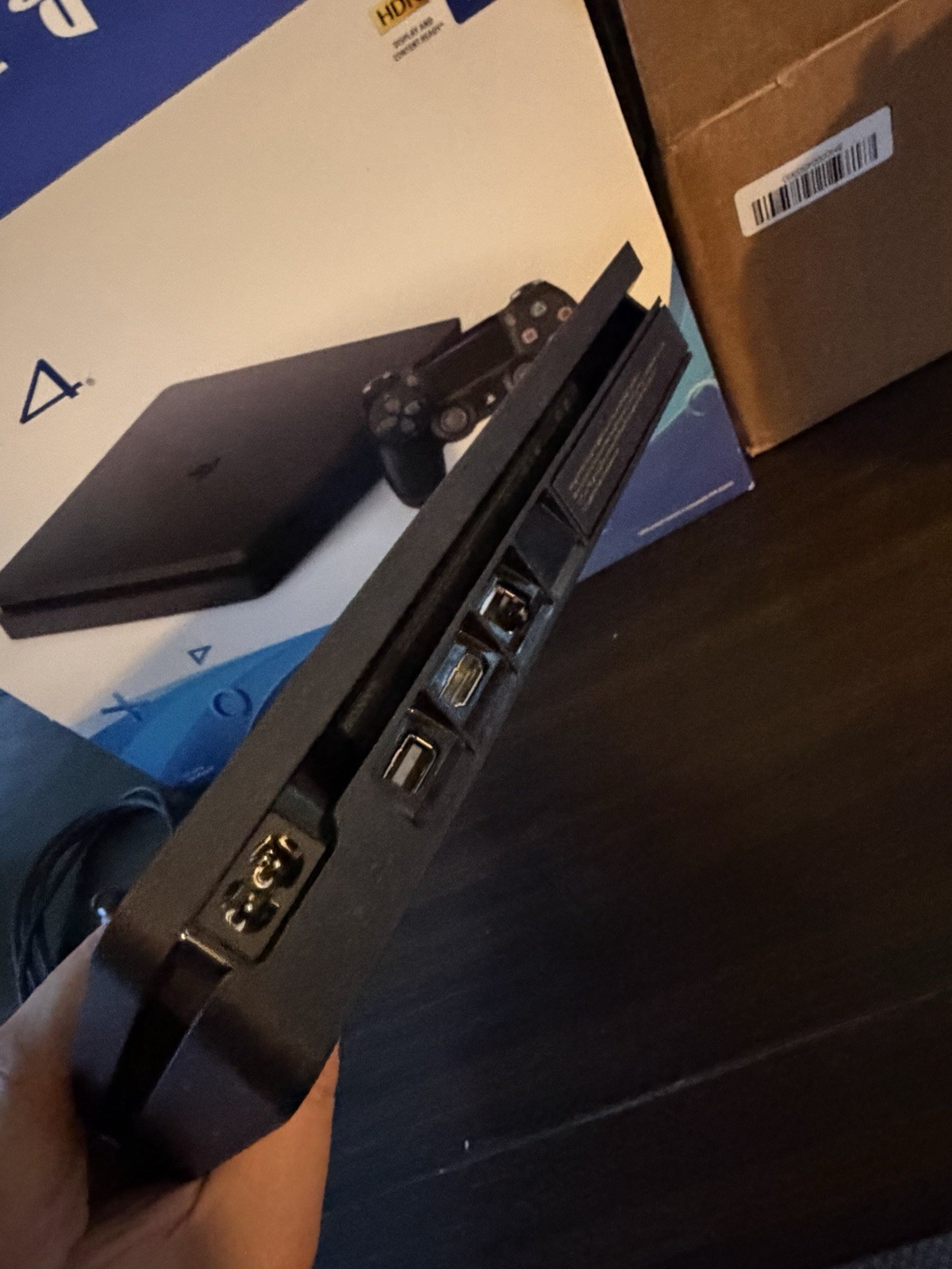 SONY PS4 SLIM 1TB CONSOLE CUH-2215B WITH 1 CONTROLLER, CABLES & BOX (WBP018061)