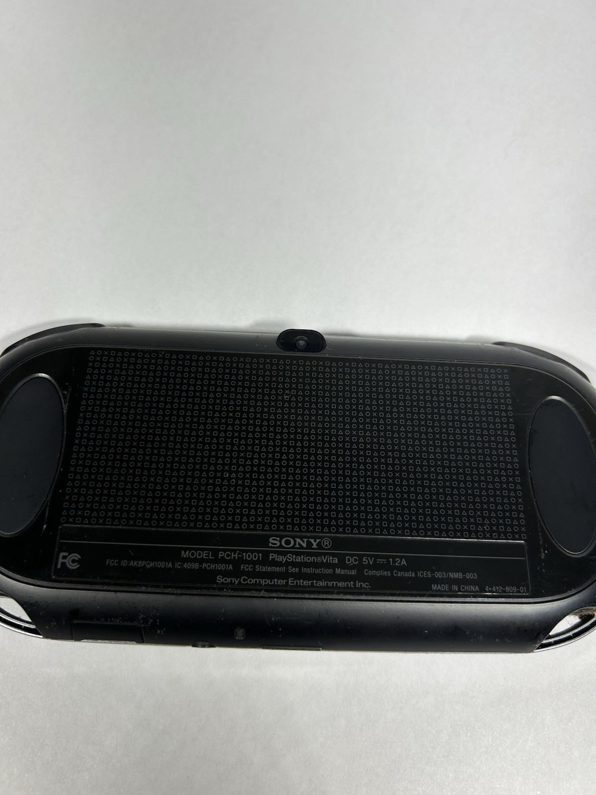 Sony PlayStation Vita PCH-1001 Black Handheld Console w/ Charger 5 Games Tested