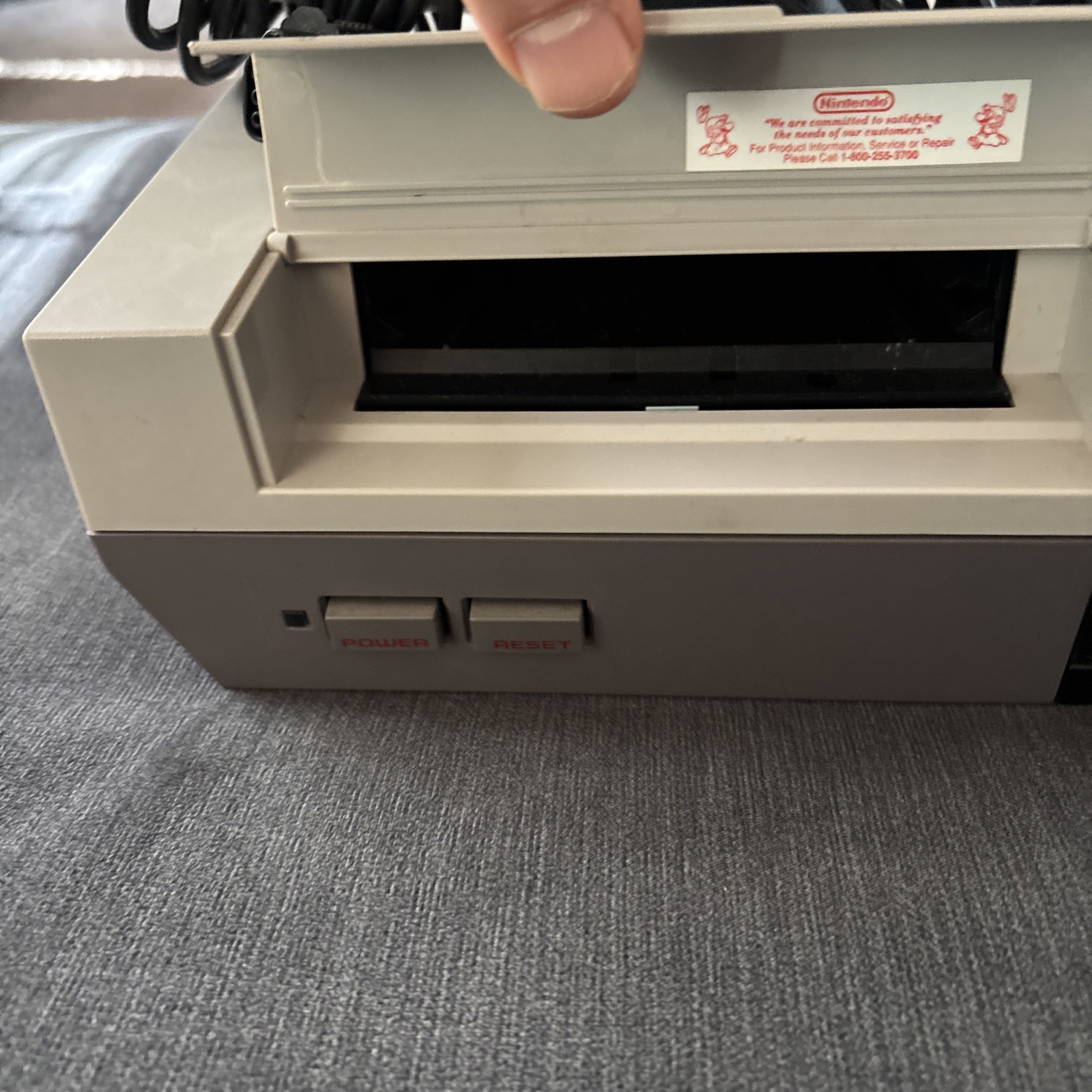 Nintendo NES Action Set Home Console – White/Gray 2 Controllers Plus Power Plug
