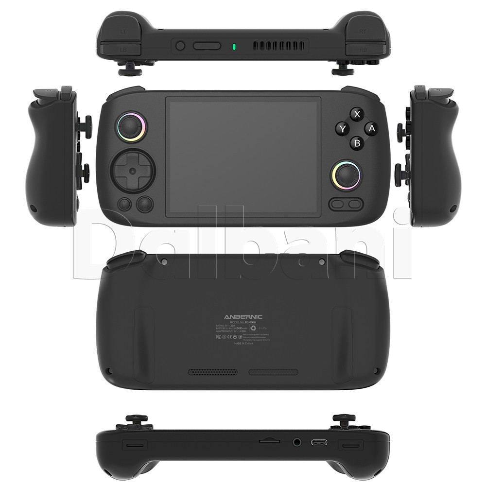 RG 406H Black Anbernic Retro Handheld Game Console RG406H 4-inch IPS screen
