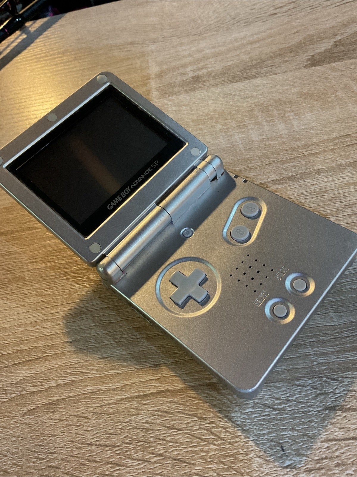 Nintendo Game Boy Advance SP Handheld System – Silver With Charger