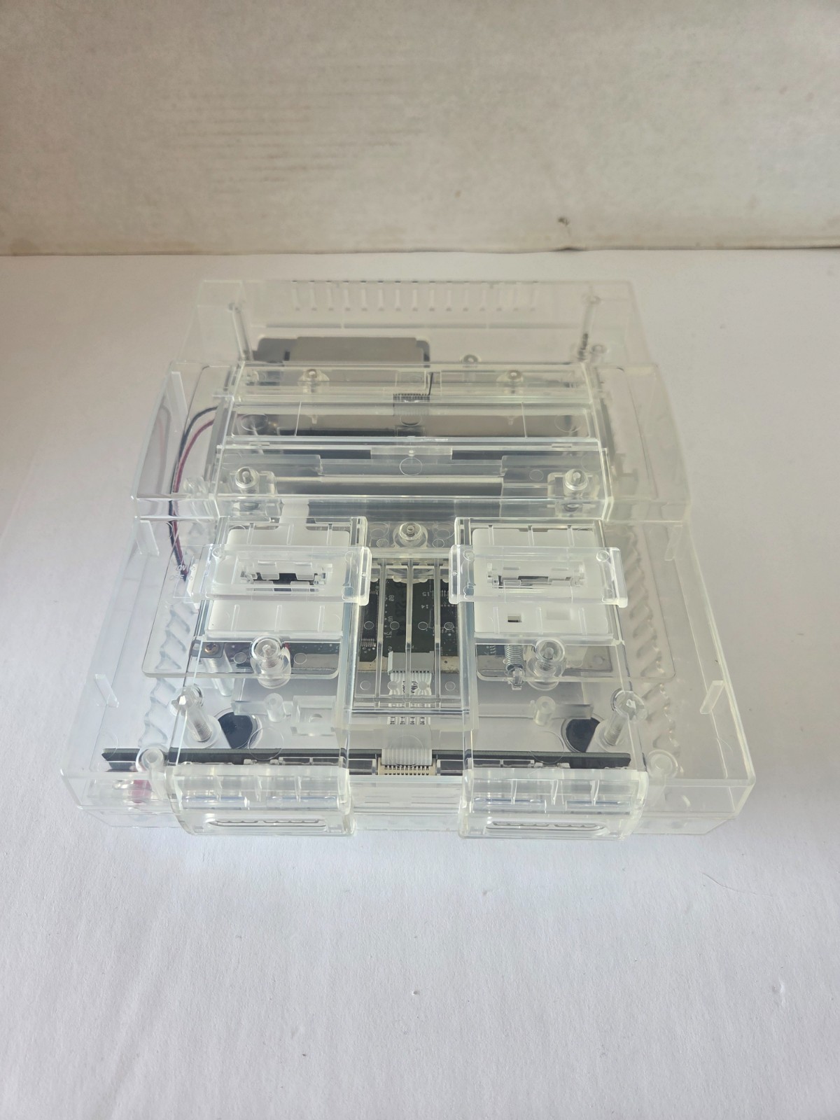 Custom Super Nintendo Console Transparent/Clear