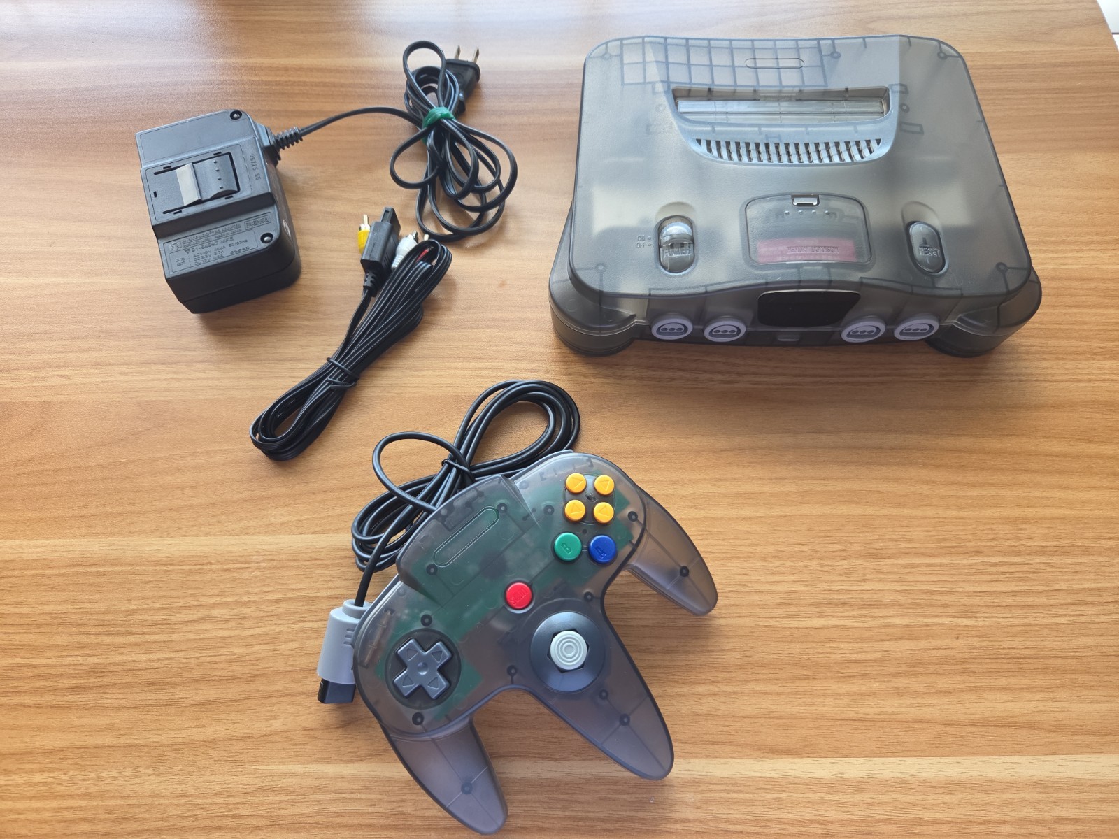 N64 Nintendo 64 clear Grey / Smoke Funtastic Console Re-Shelled Region Free