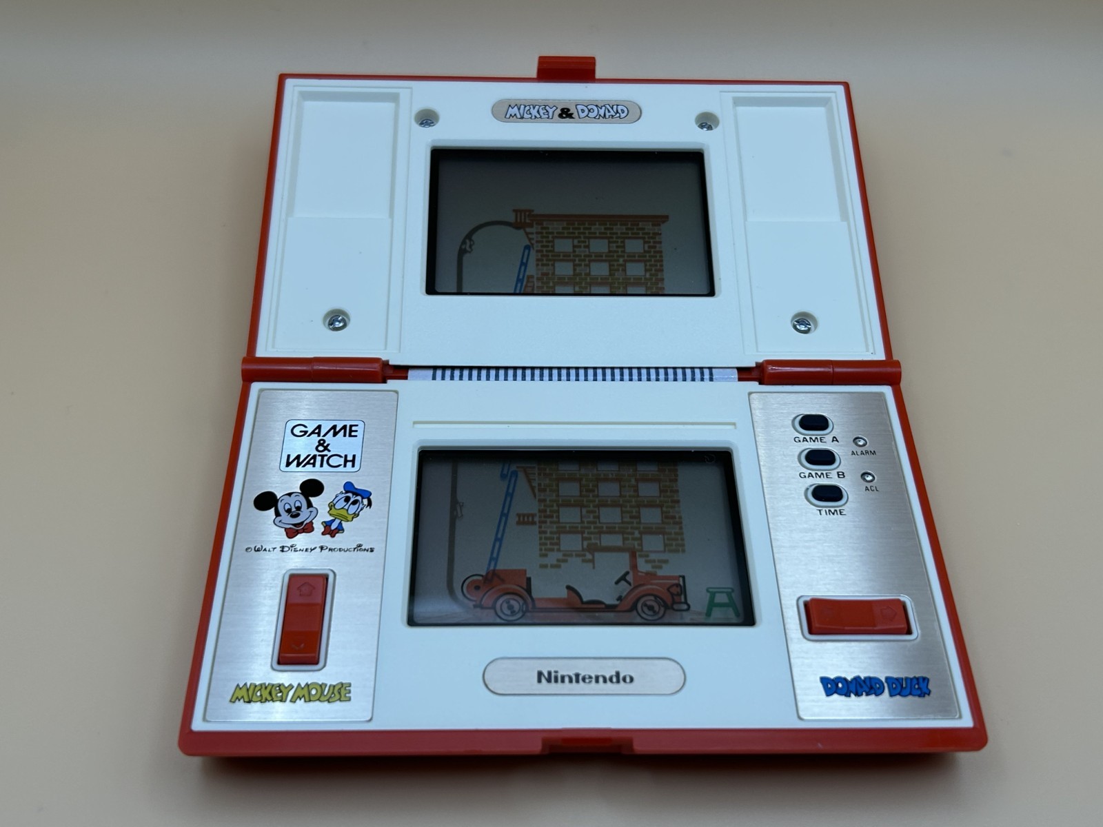 Nintendo Game & Watch MICKEY & DONALD DM-53 Multi Screen 1982 In Box 1982
