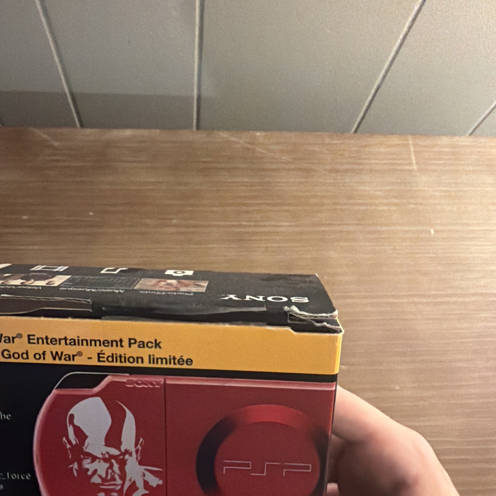 Sony PSP 2001 God of War Console with Box and Manual Tested and Works