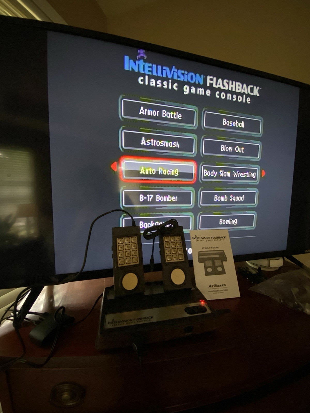 INTELLIVISION Flashback Classic Console 61 Games Complete With Box Tested!