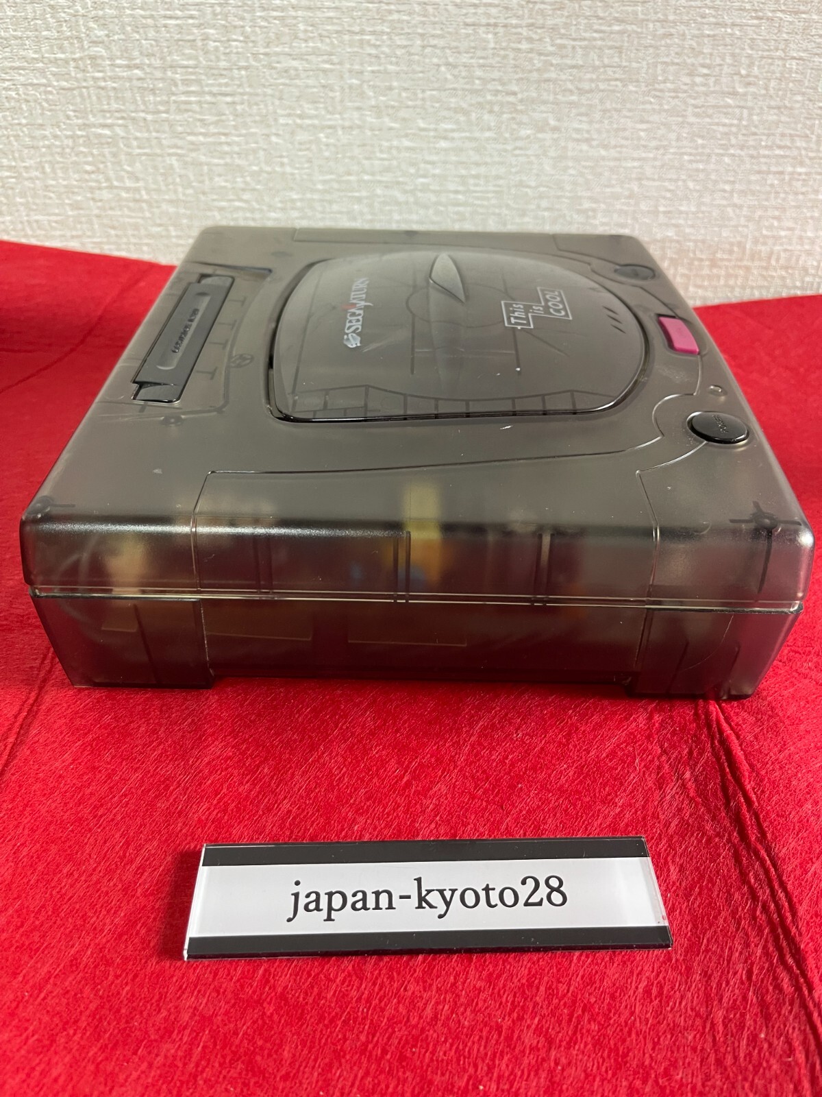 SEGA HST-3220 Saturn SS This Is Cool Console Clear Skeleton – Black Japan