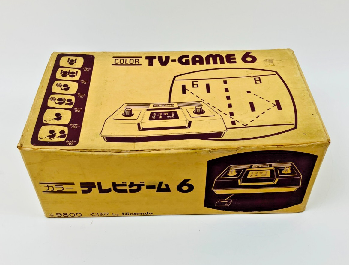 COLOR TV GAME 6 Console Boxed CTG-6S Nintendo Tested System No Manual