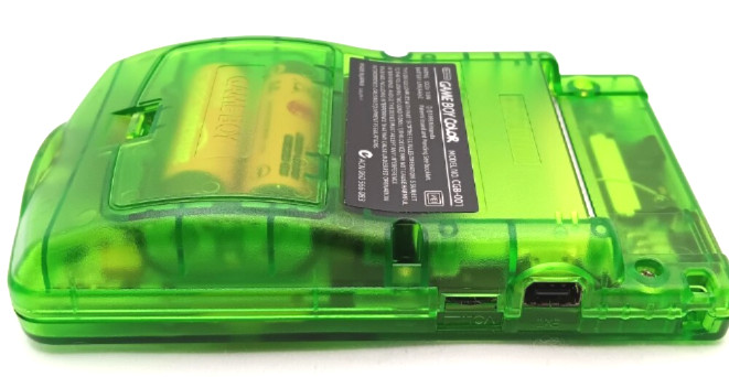 Nintendo Game Boy Color IPS Mod – Custom Translucent Green