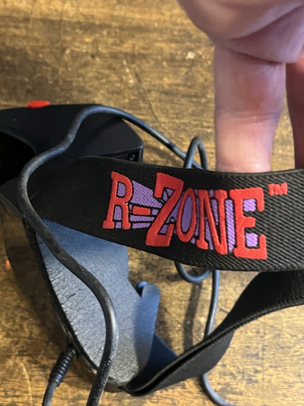 Vintage 1995 Tiger Electronics R-Zone Head Gear Vr W/ Sega Virtua Fighter TESTED