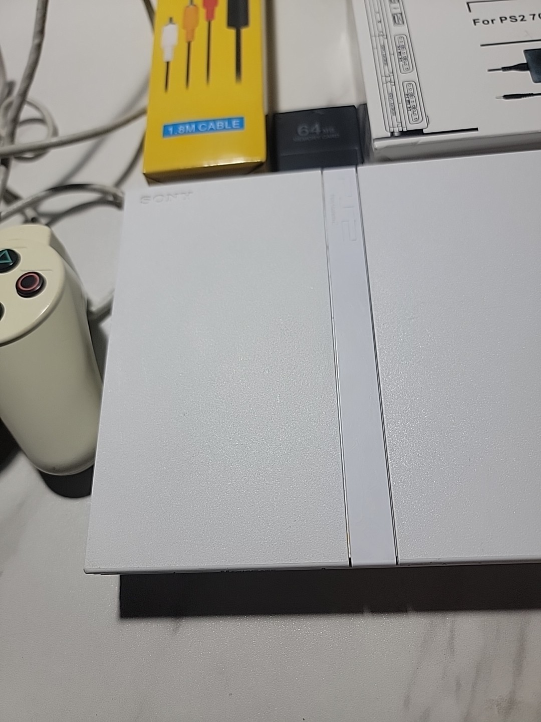 Sony PlayStation 2 Slim White controller Tested