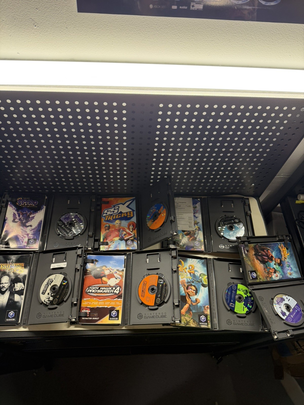 Nintendo Gamecube BUNDLE LOT with 12 games and 2 controllers HDMI adapt & cables