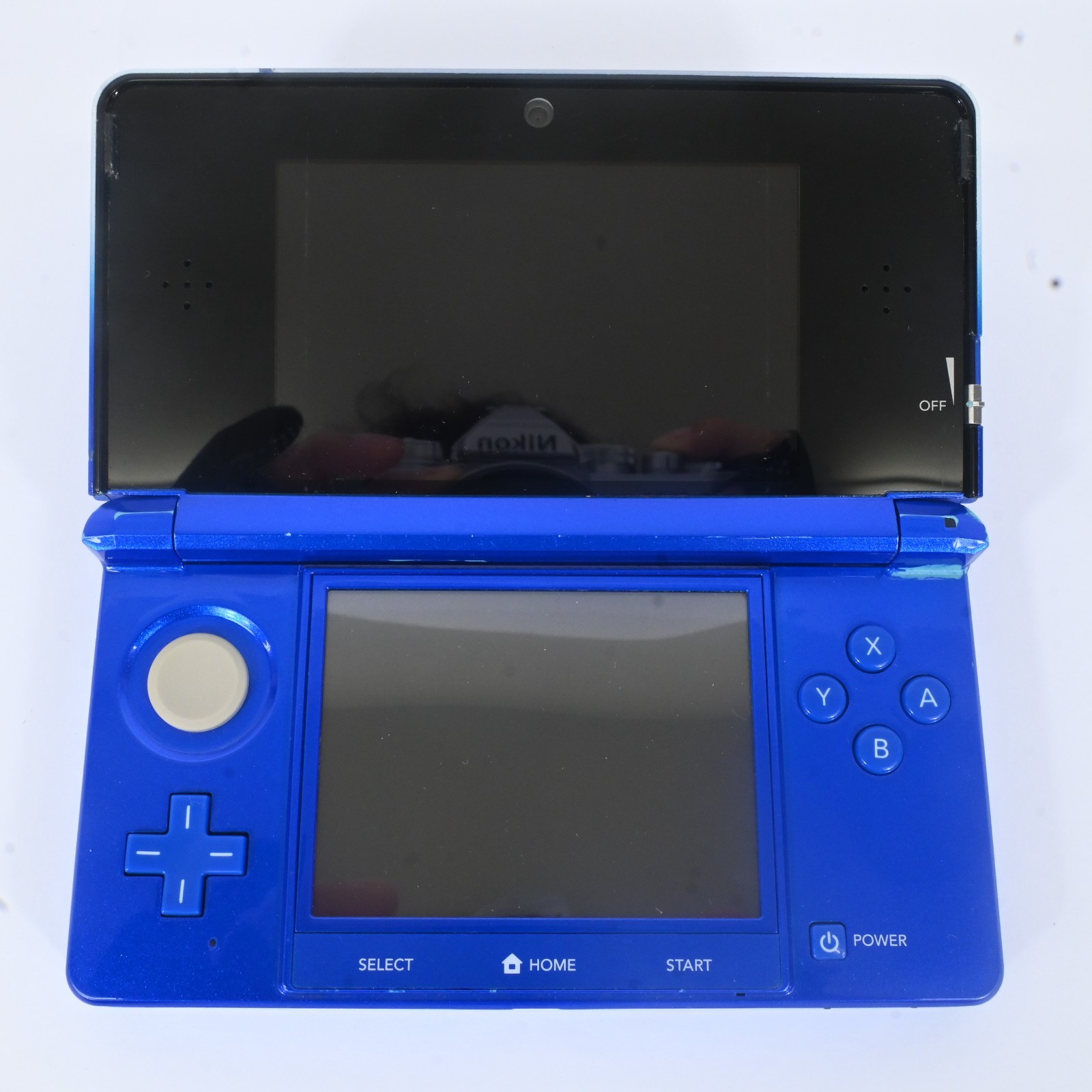Nintendo 3DS Aqua Blue Console Boxed Tested w/ Charger NTSC-J Monster Hunter 4