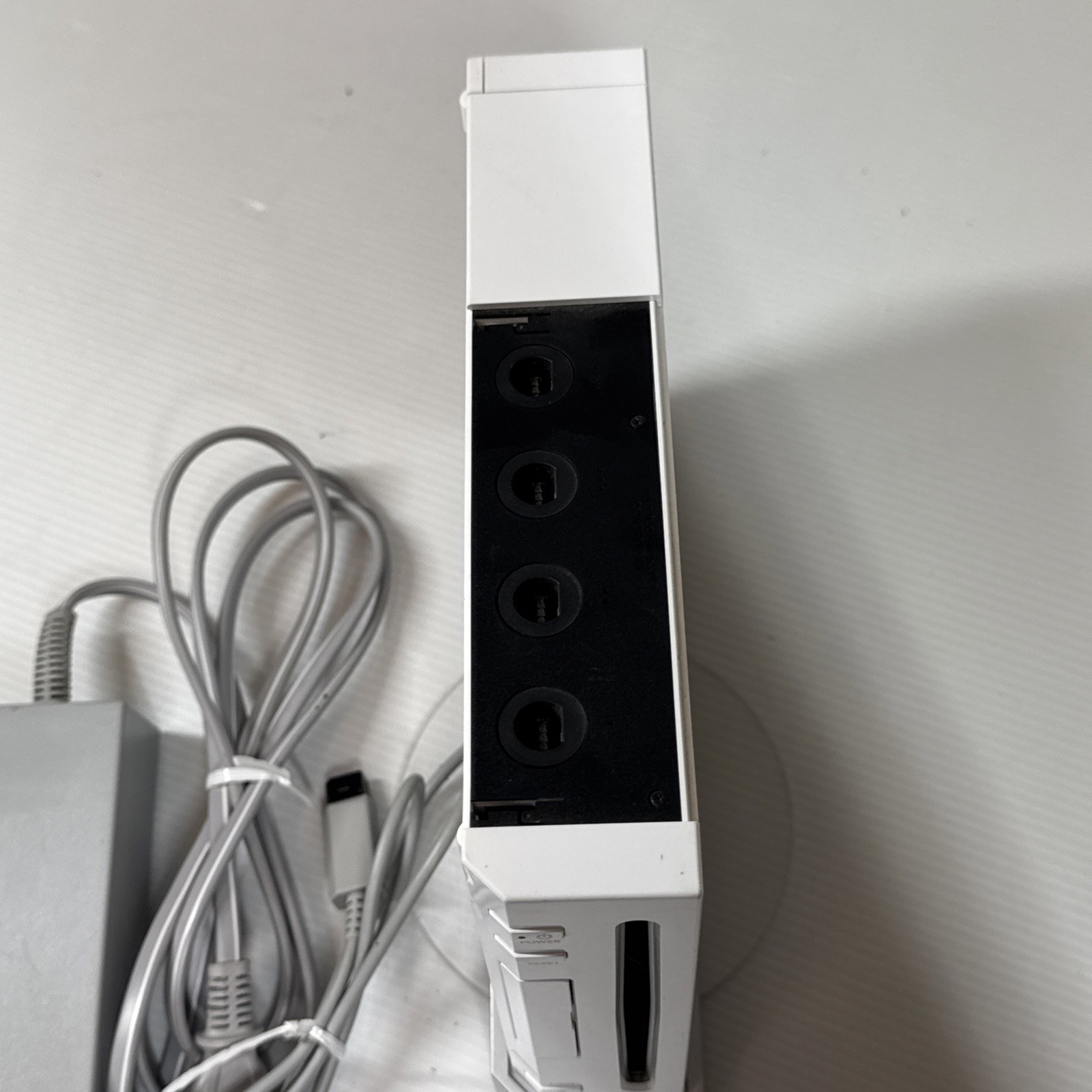 Nintendo Wii RVL-001 White Console & Power Brick ONLY Tested/Working!!!