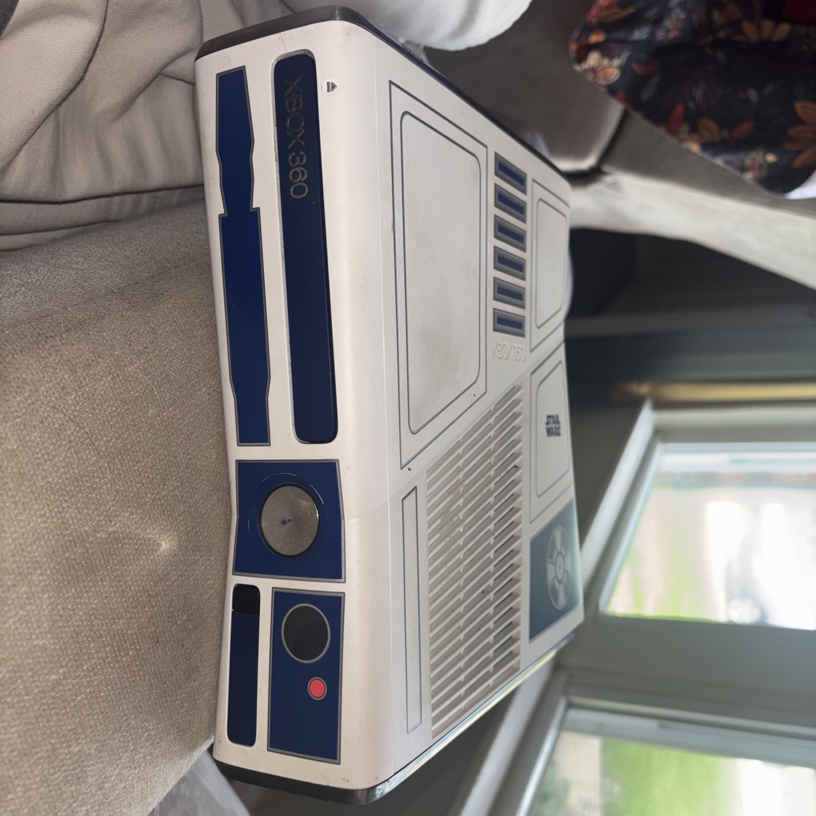 Microsoft Xbox 360 S Star Wars R2-D2 Edition Console White/Blue 320gb #613
