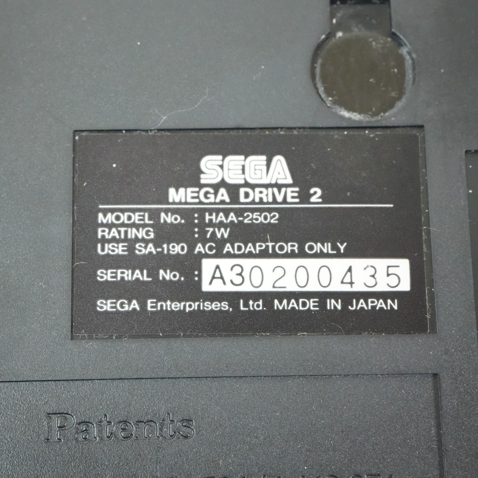 SEGA MEGA DRIVE 2 HAA-2502 NTSC-J Japan Console USB-C Power MOD TESTED w/ Box