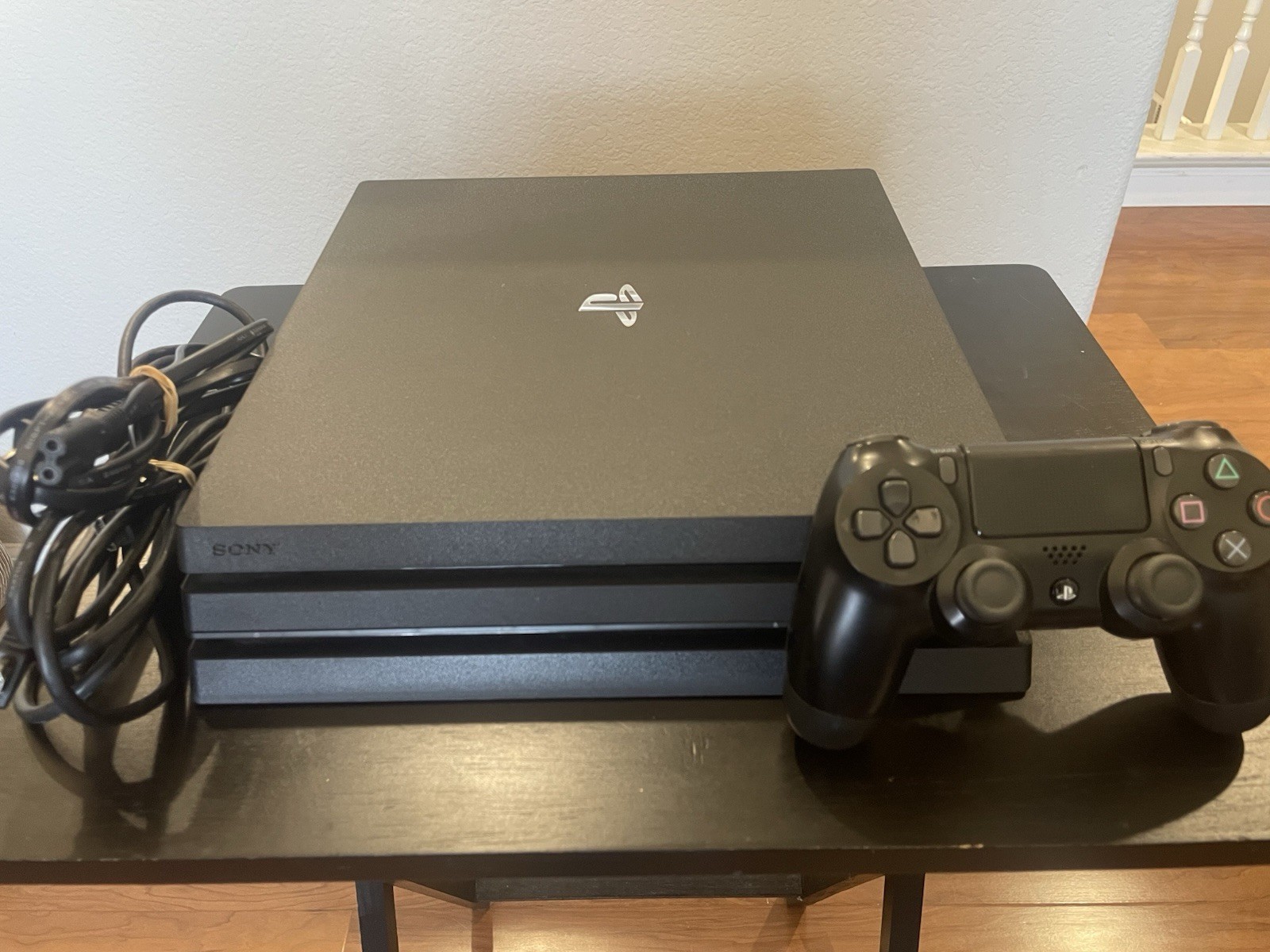 Sony PlayStation 4 Pro 1TB 4K Black Console w/ Controller & Cables