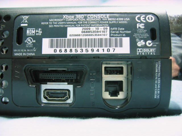 Black XBOX 360 JASPER 120GB HDMI Replacement Console — Complete Digital Games!!