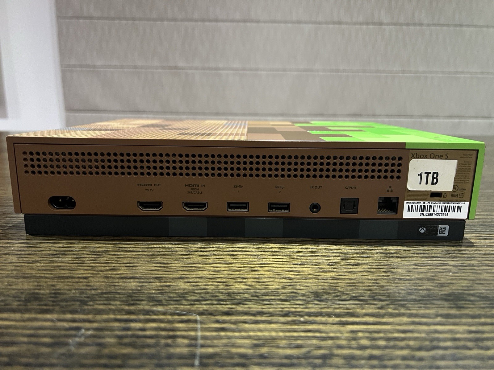 Microsoft Xbox One S 1TB Minecraft Limited Edition Console – RARE