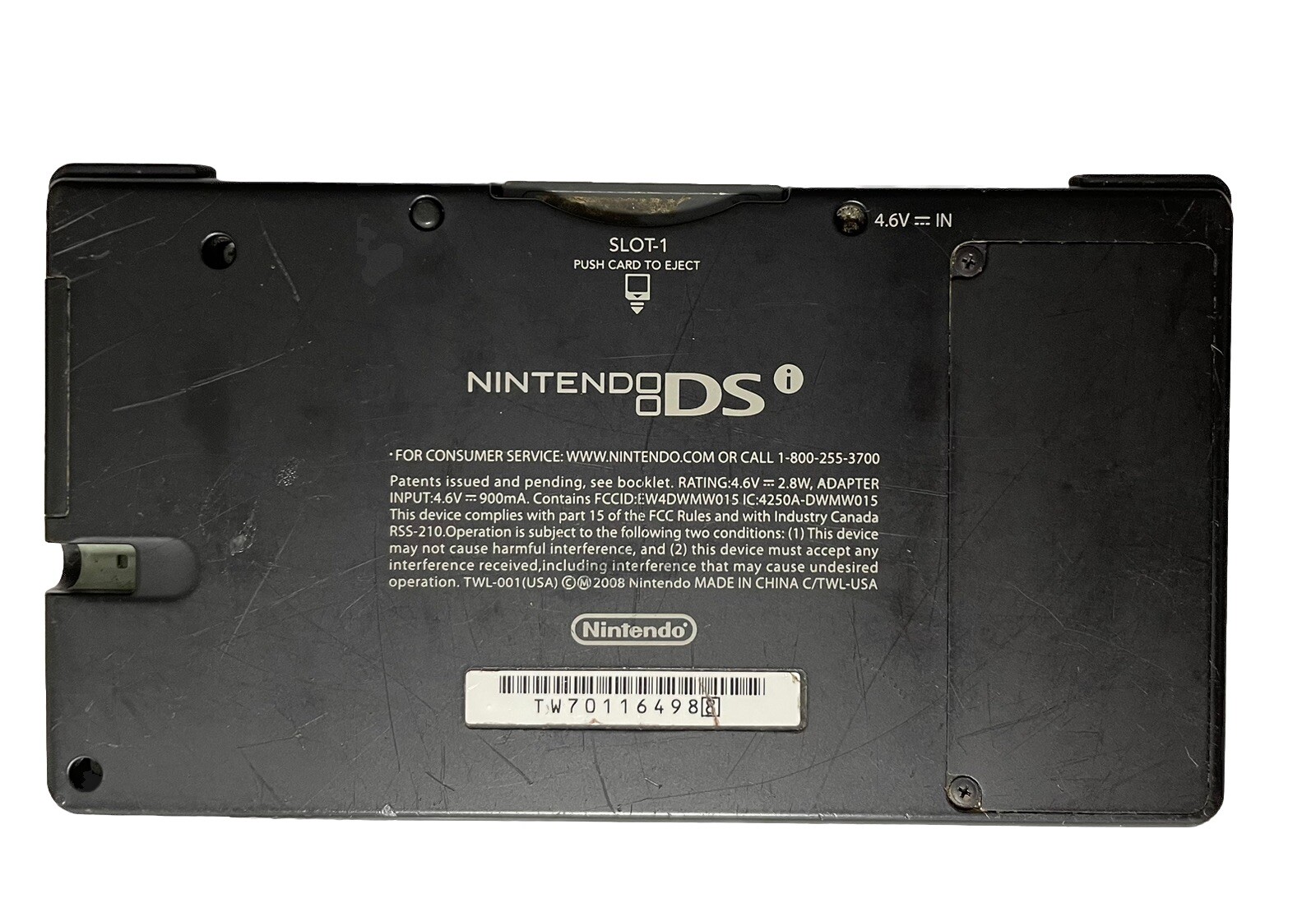 Nintendo DSi Matte Black Video Game Console and 10 Extra DS Games Lot w/ Charger