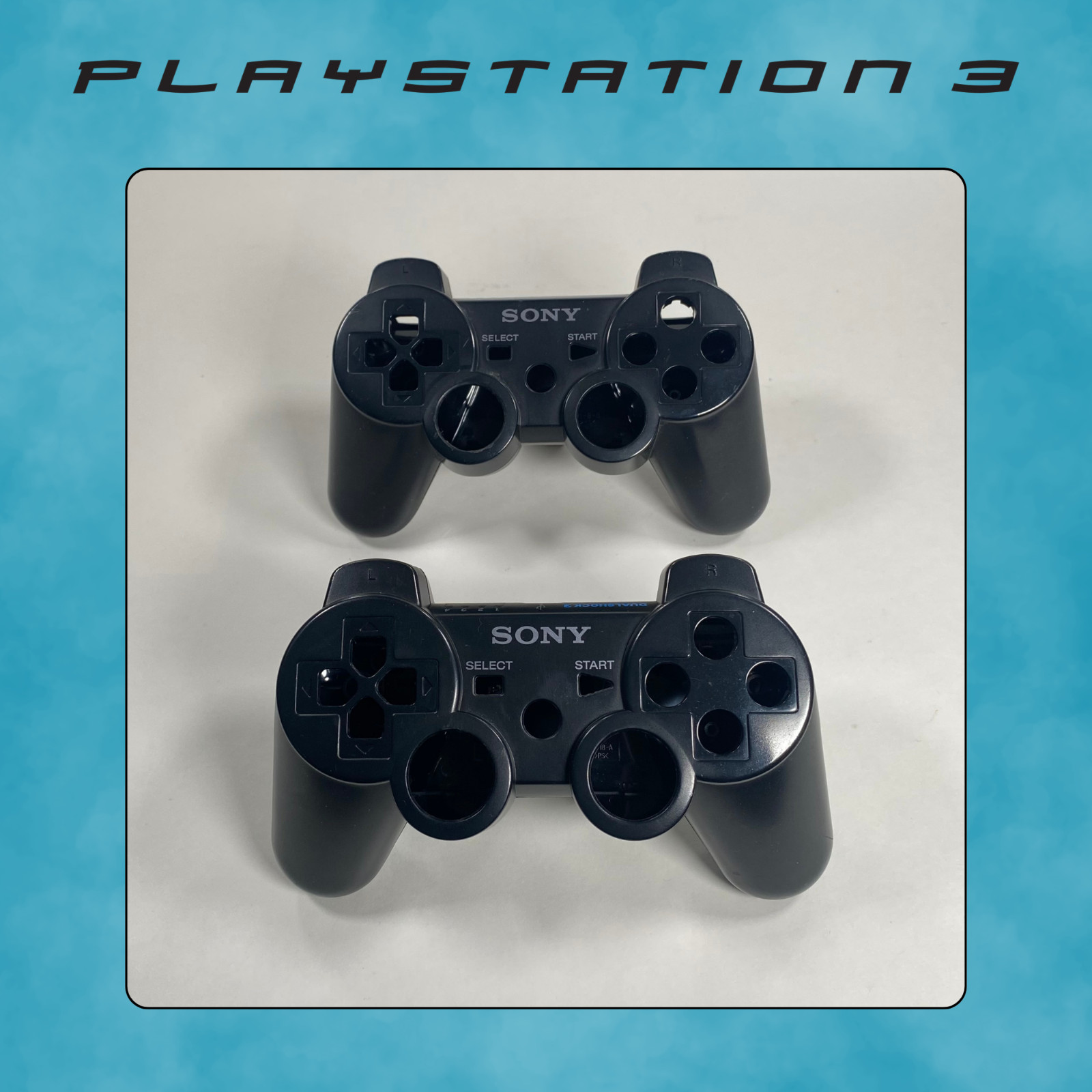 SONY PS3 CECH-2001A FOR PARTS Cleaned and Diagnosed + 2 FOR PARTS Controllers
