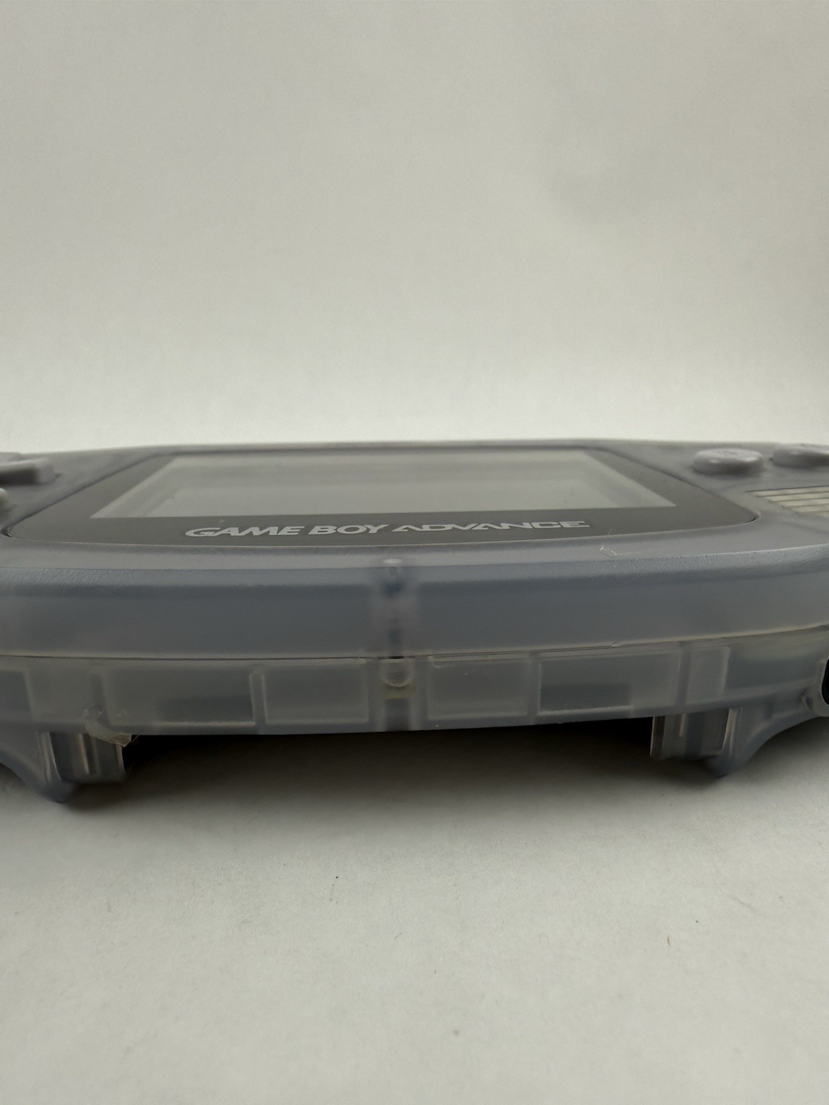 Nintendo Game Boy Advance Clear Glacier Tested AGB-001 W/ 2 Games No Batt. Cover