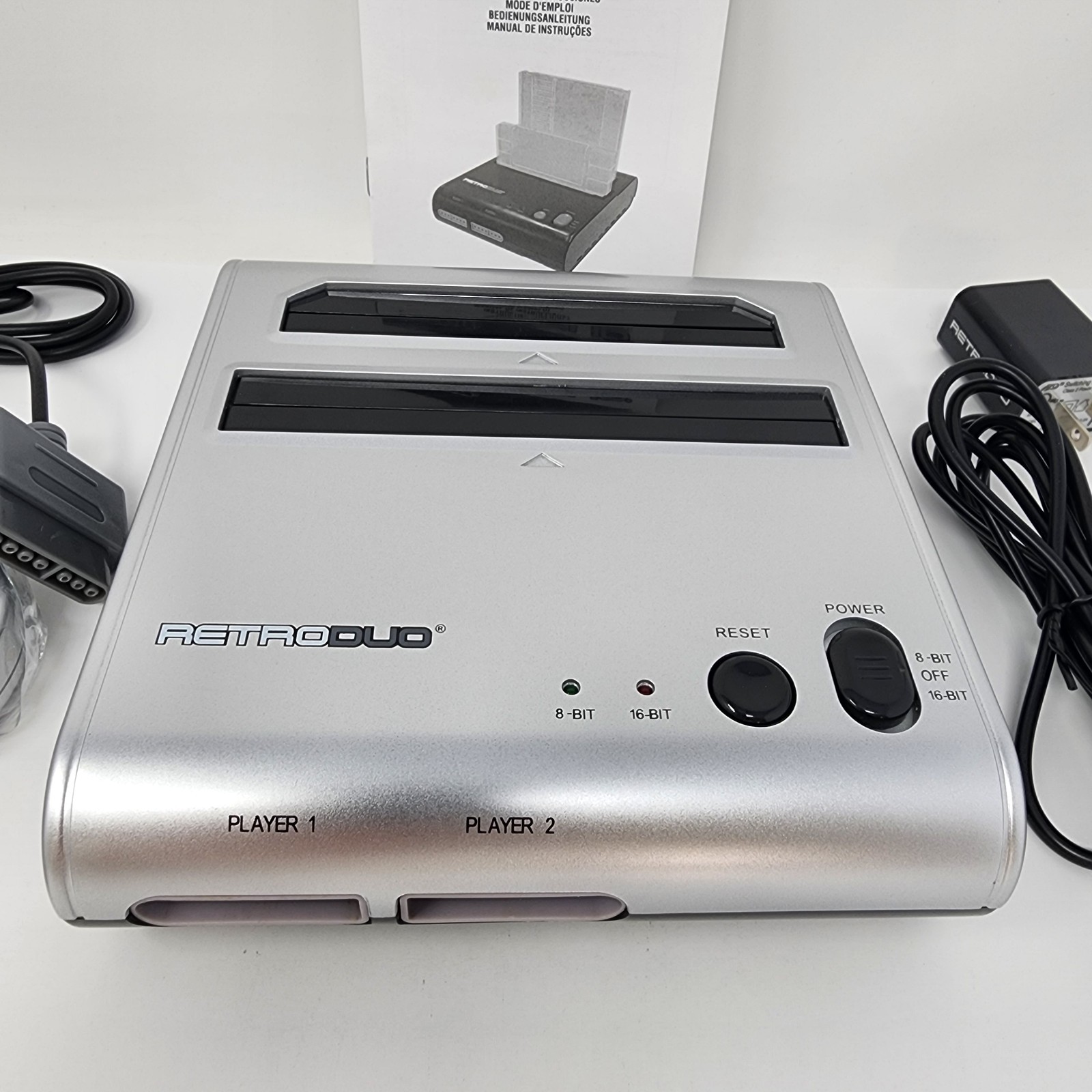 Retro-Bit Retro Duo 8-Bit & 16-Bit Dual Retro Video Game System V3.0