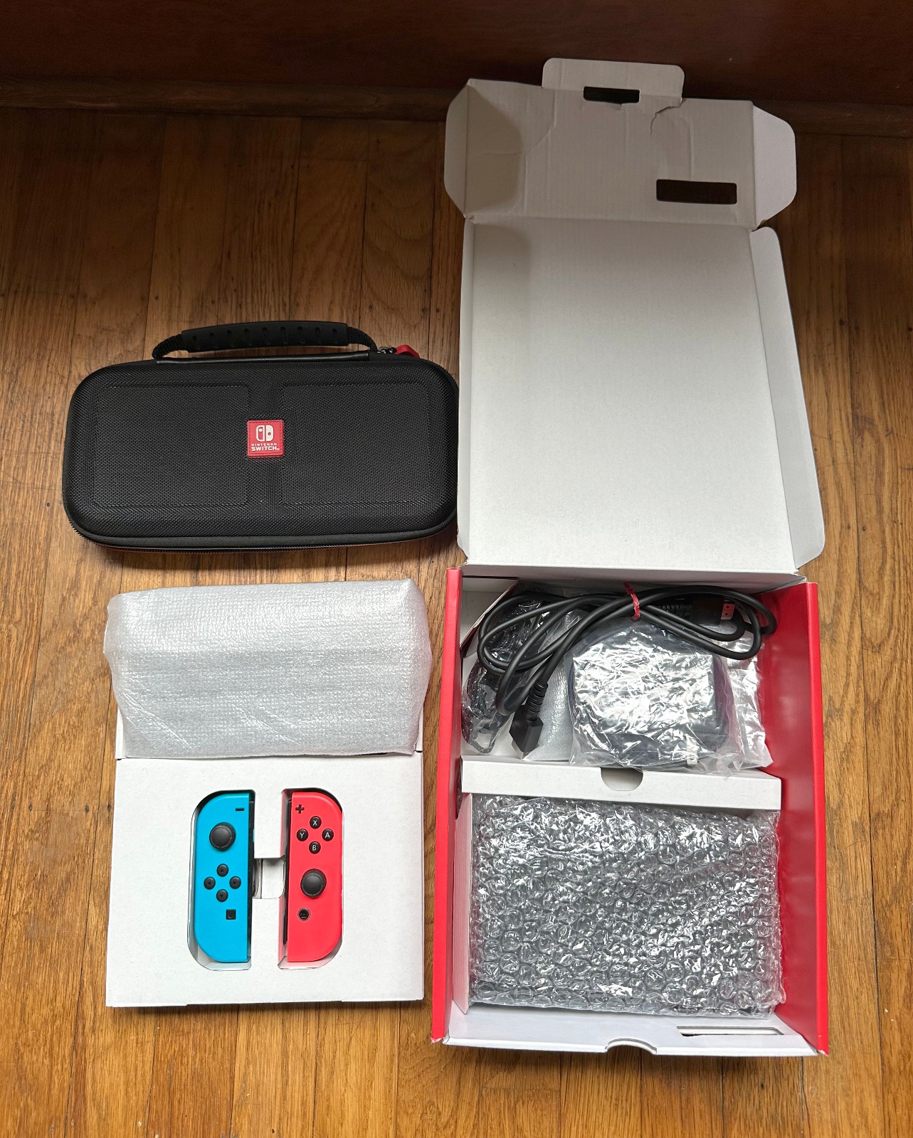 Nintendo Switch OLED Model HEG-001 – 64GB – Black/Neon Red/Neon| with Box
