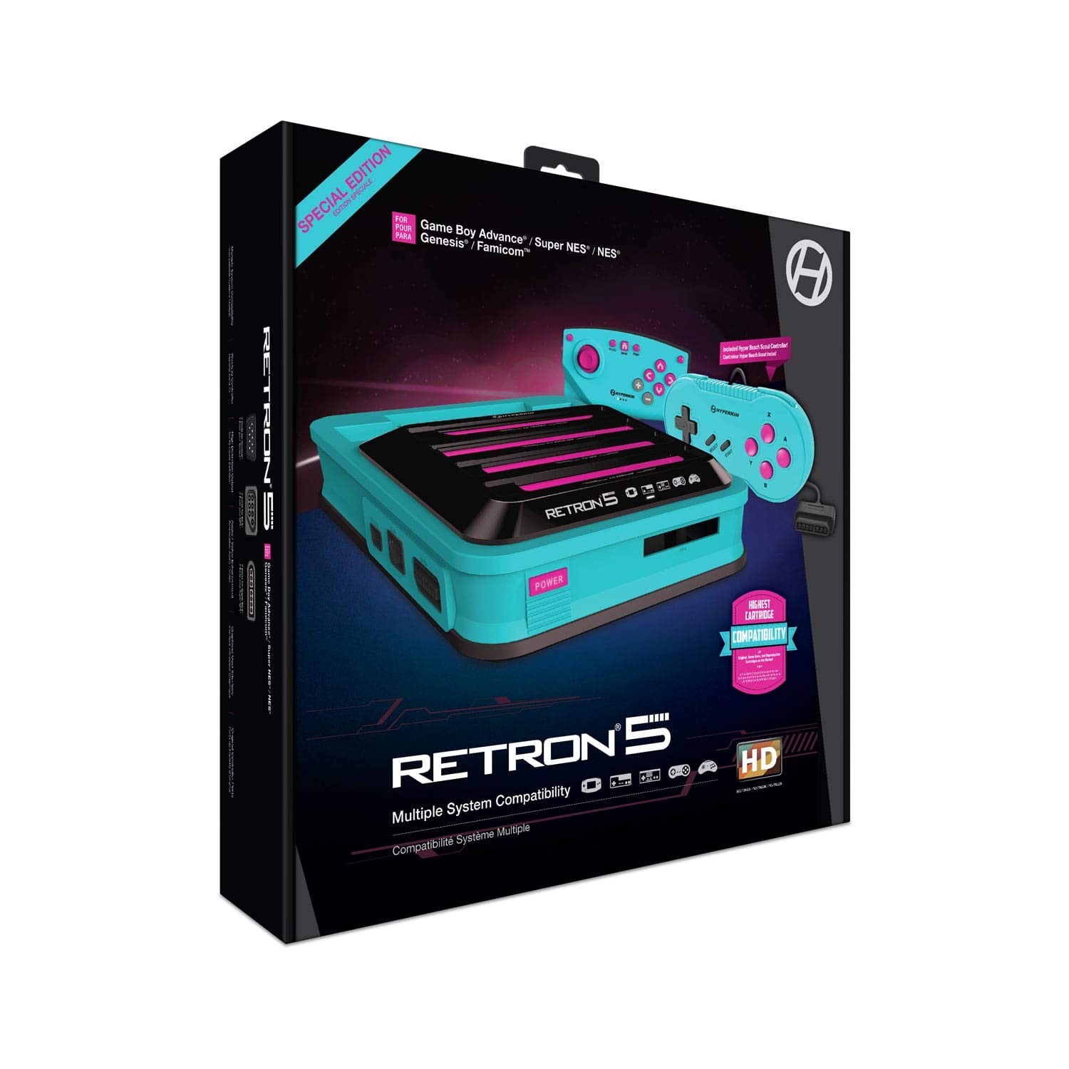 HDMI Retro Console Hyperkin RetroN 5 Turquoise