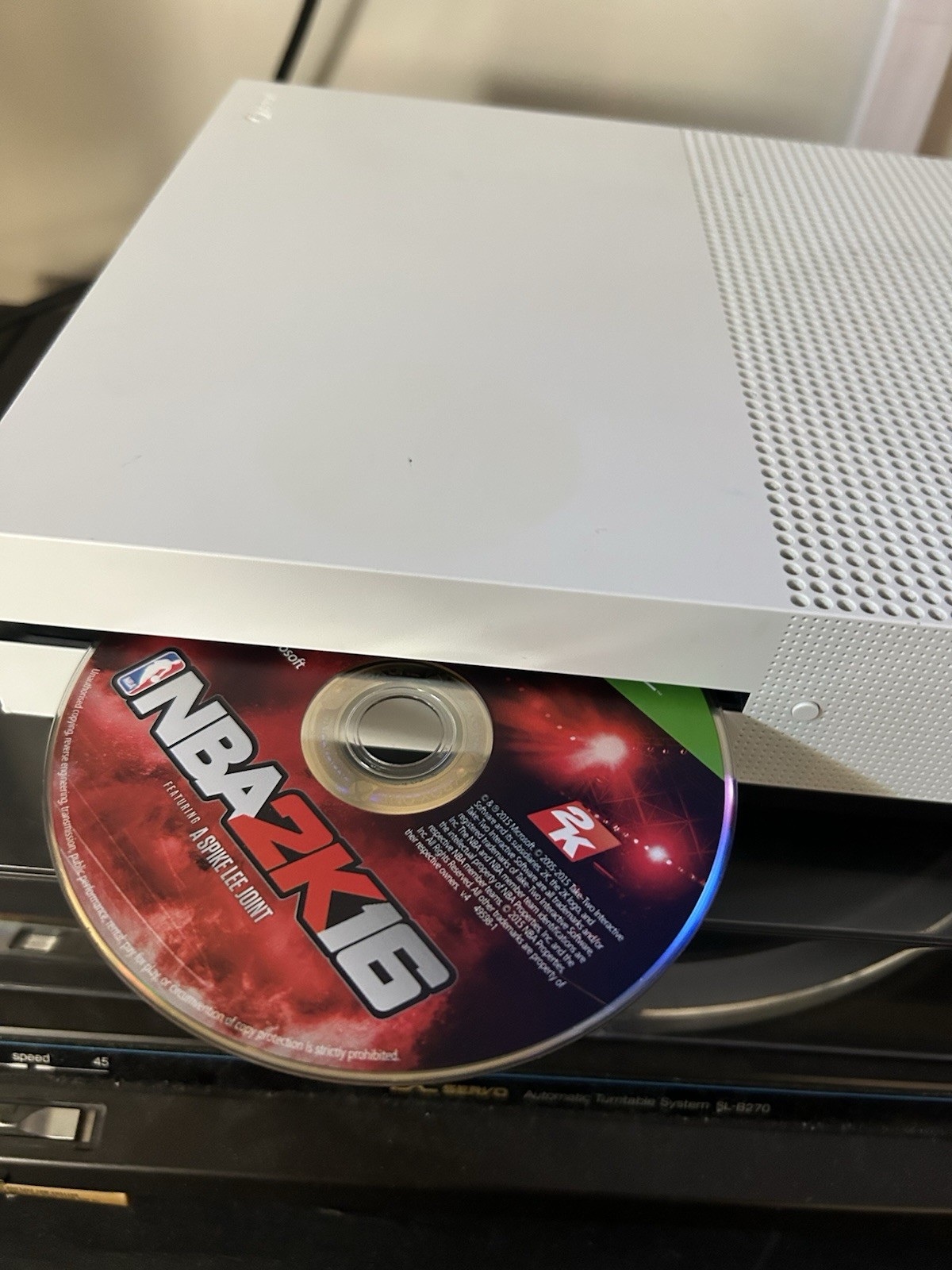 TESTED/CLEAN Microsoft Xbox One S 1681 Video Game Console – White