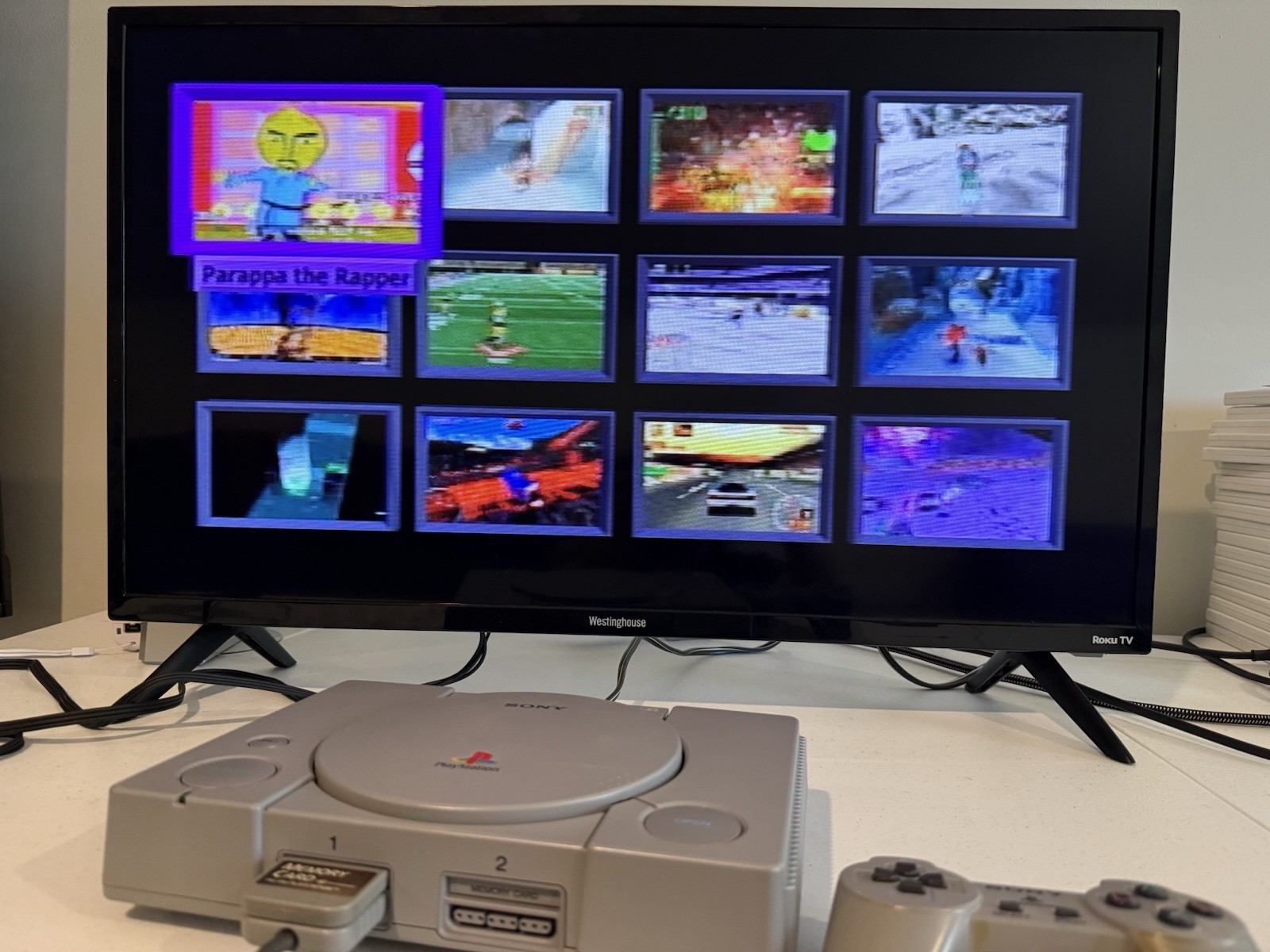 Sony Playstation PS1 SCPH-5501 Console And Game Lot – READ DESCRIPTION