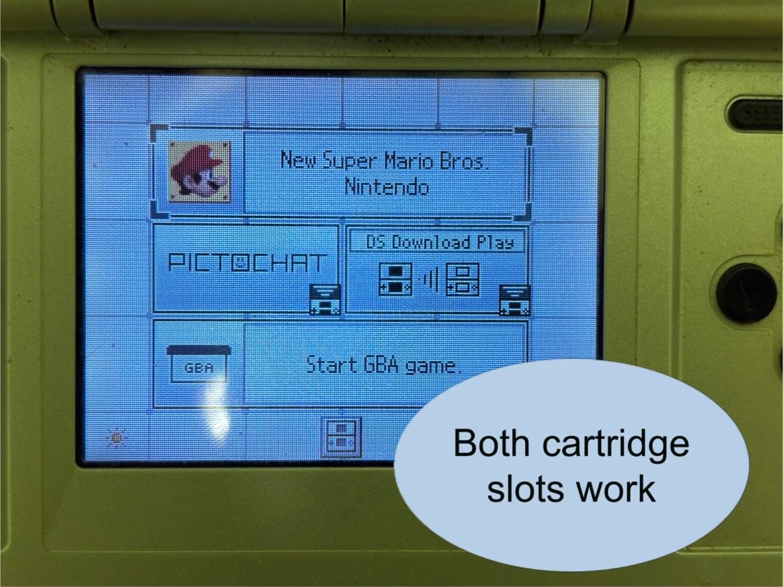 Nintendo DS Silver Handheld System – Fair Condition – TESTED AND WORKING! (3A)