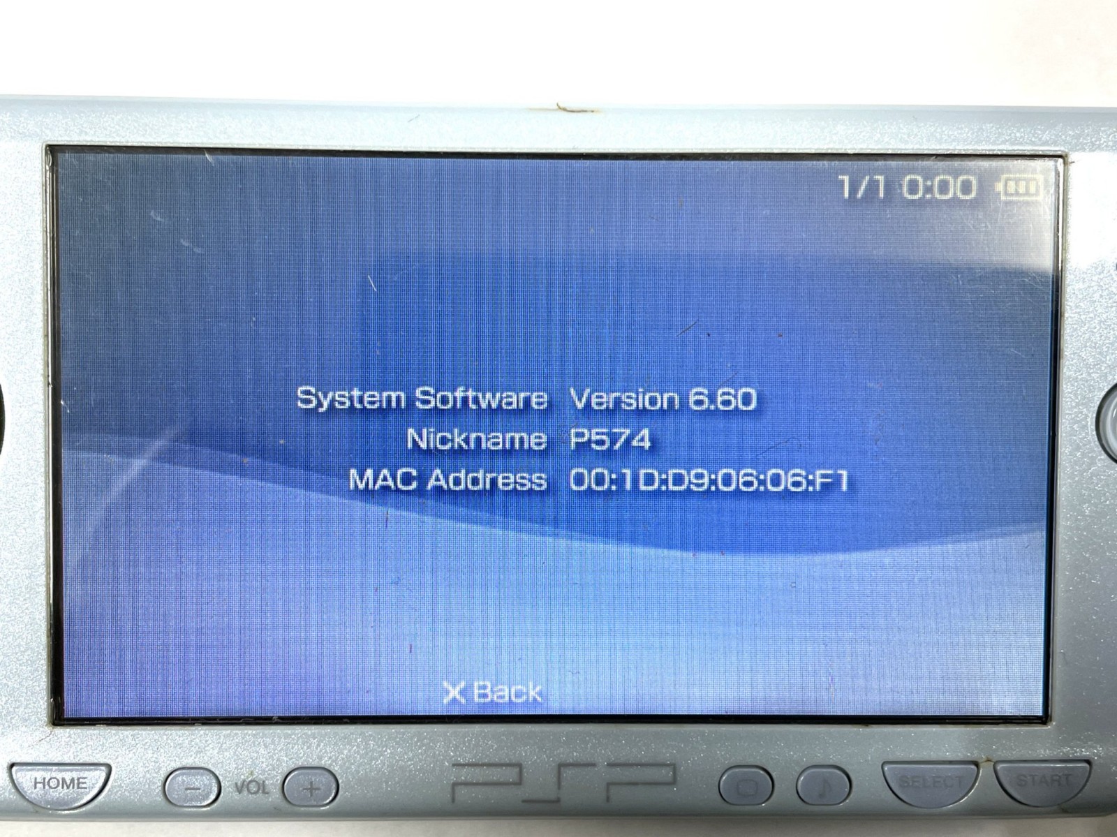 SONY PSP-2000 Console Felicia Blue Charger & New Battery & Memory Stick Tested