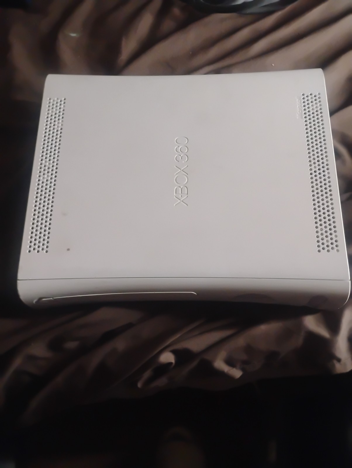 Microsoft Xbox 360 White Console Only No Power Supply PARTS ONLY AS~IS