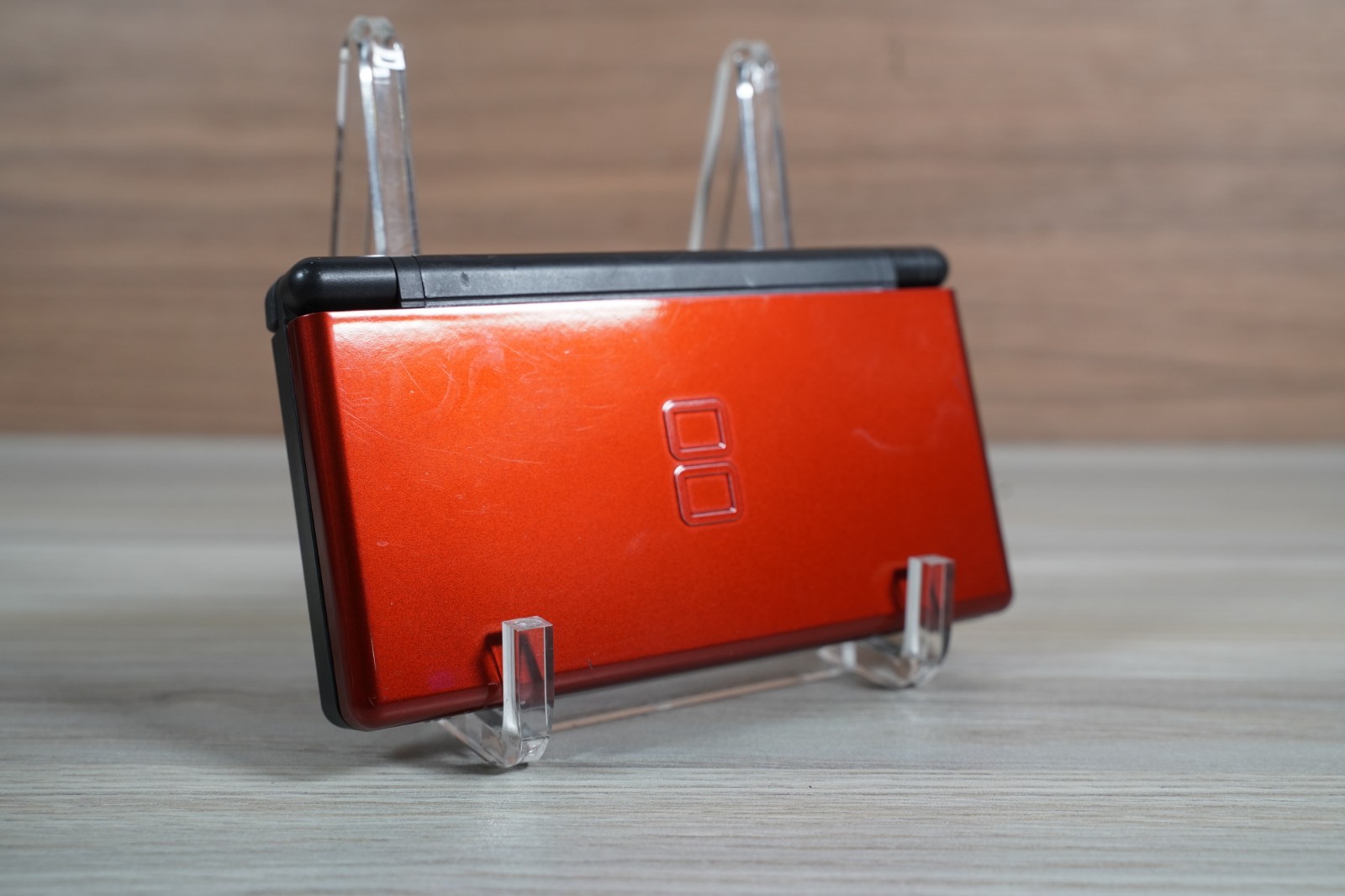 Nintendo DS Lite USG-001 Red/Black Handheld Console w/ Charger, Stylus CLEAN