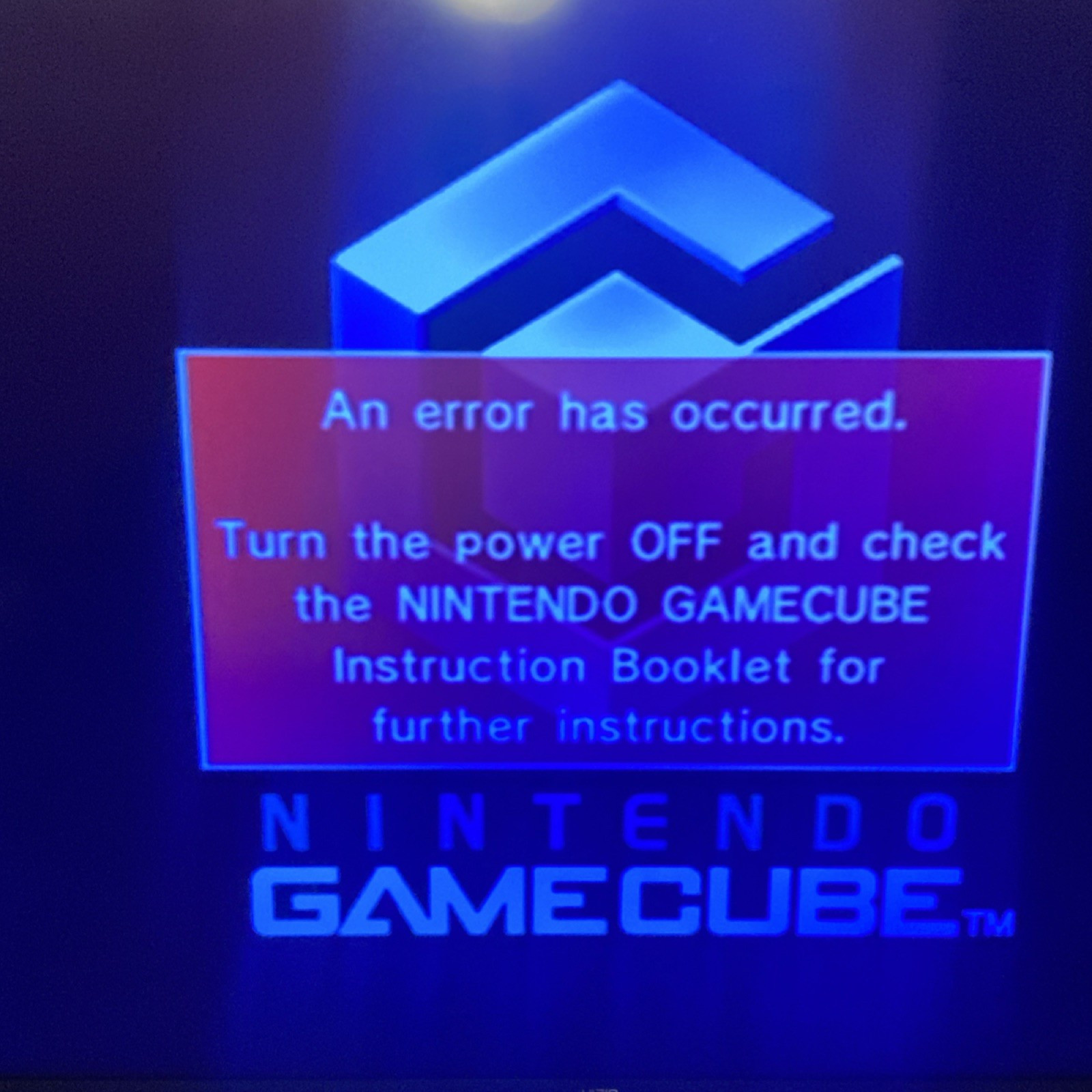 Nintendo GameCube Silver Console DOL-001, Analog AV Out, DC 12V In, NTSC-U/C
