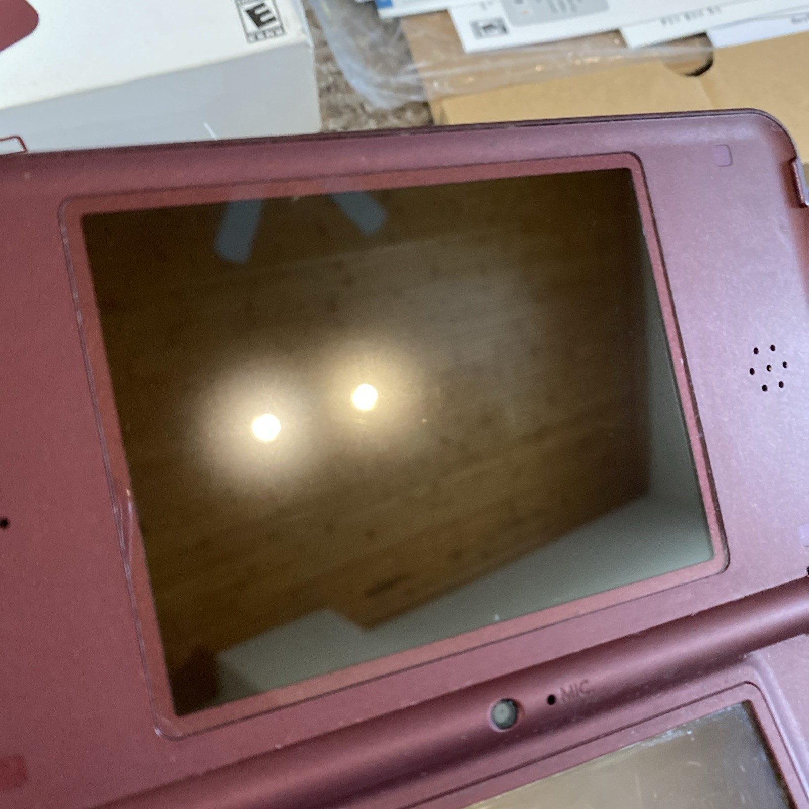 Nintendo DSi XL Burgundy Complete In Box CIB, ! Stylus, Manual!