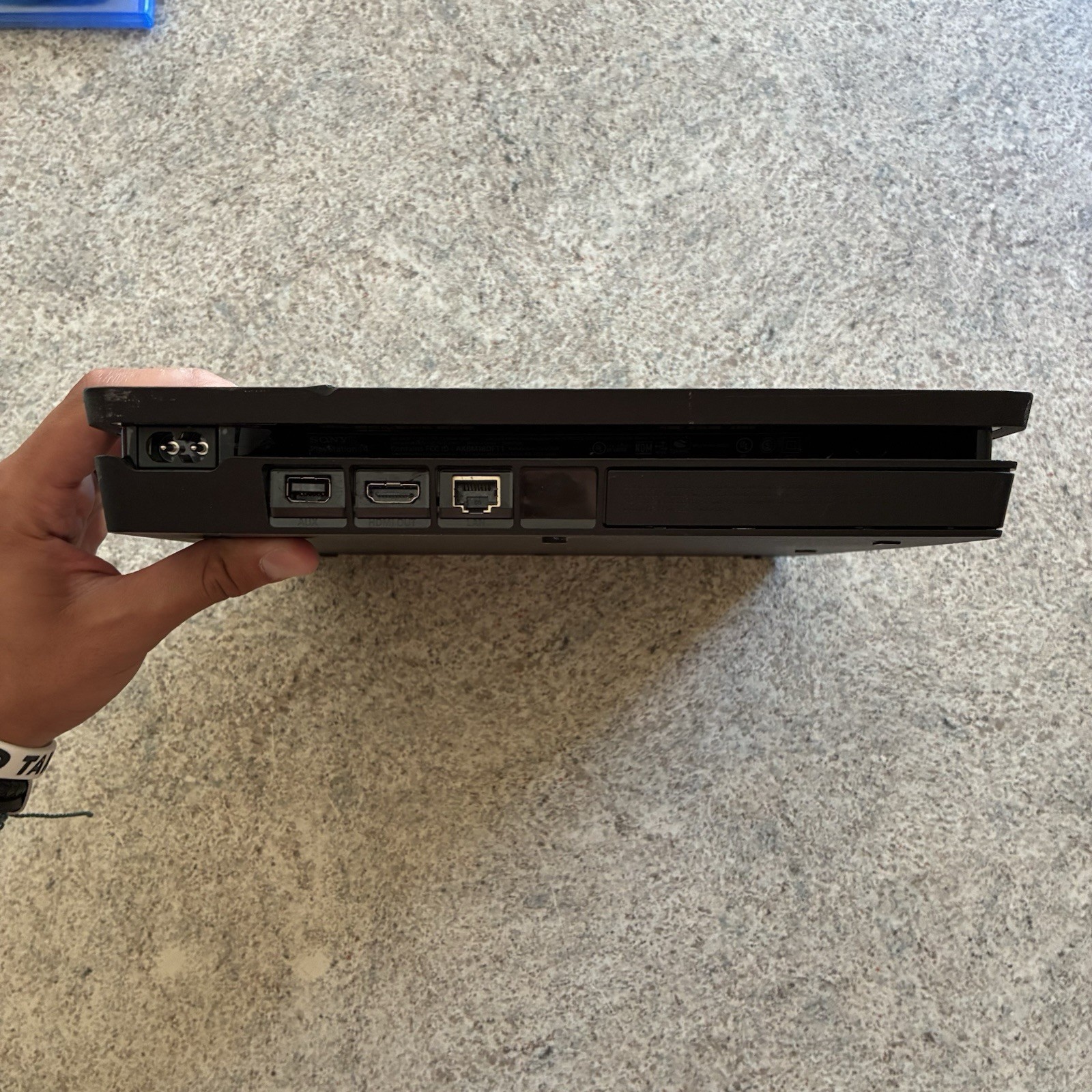 Sony PlayStation 4 Slim 1TB Console Bundle Cables, Game, Controller FW 13.50