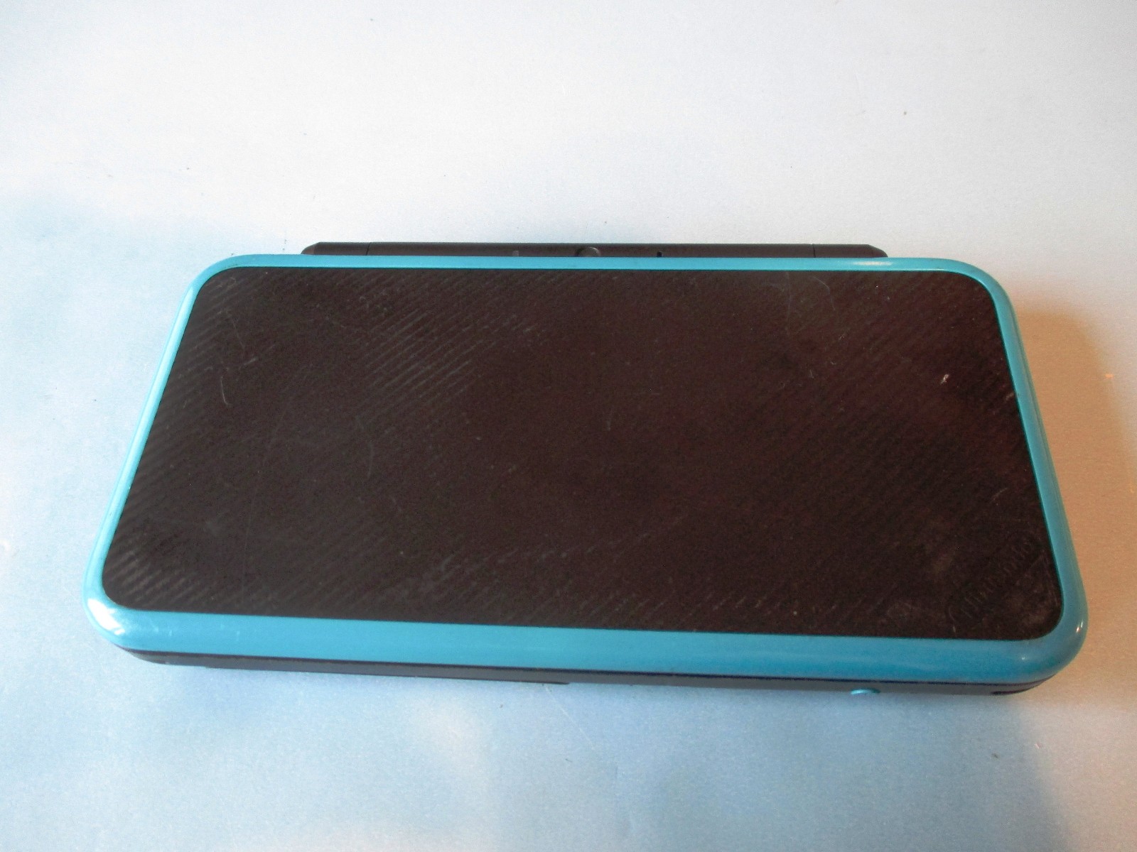 Nintendo 2DS XL Black & Turquoise Console System w/Charger FREE Ship!