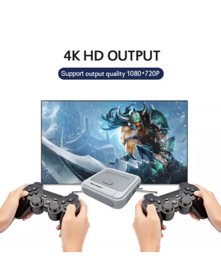 Super Console-X Pro 4K HDMI WiFi Retro HD Video Game Console Over 3000 ￼￼games