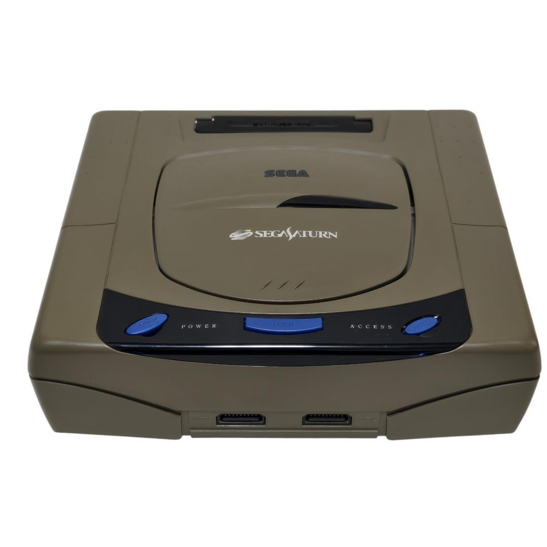 Sega Saturn HST-3200 Gray Console Japanese System set tested working Fron Japan