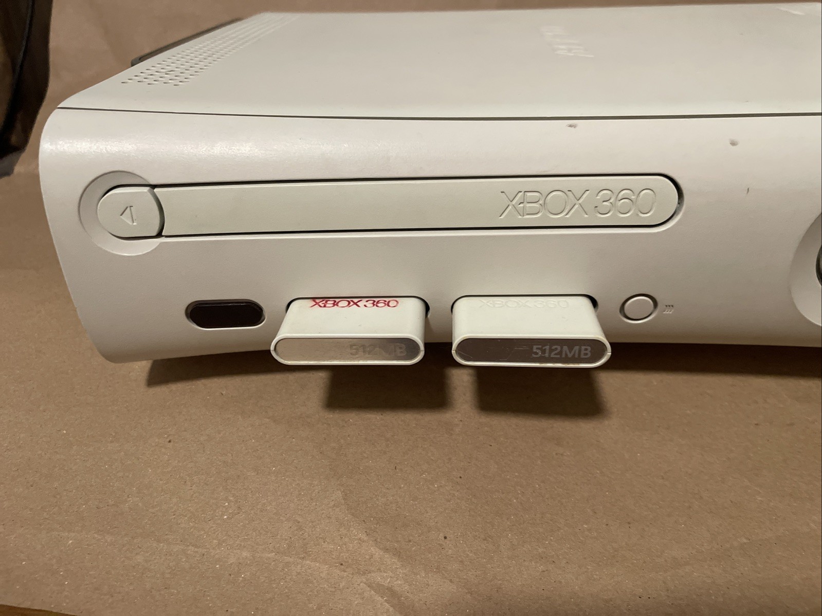 Parts, Broken, XBox 360 128 GB White Bundle Wireless N, Transfer And Power Cable